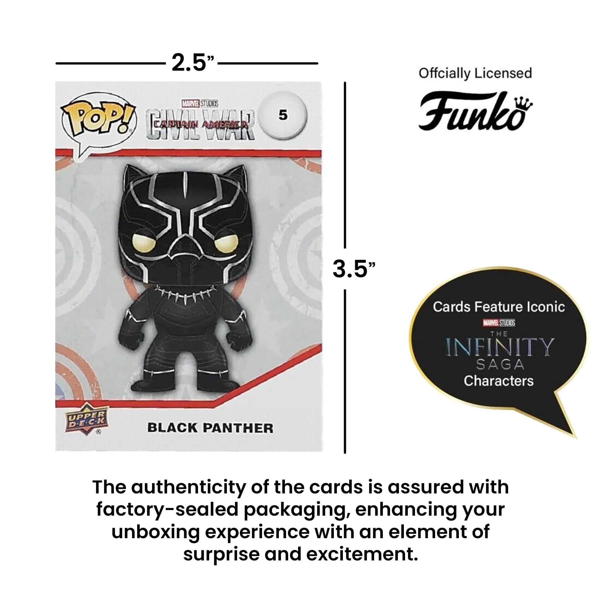 Marvel Funko POP x Upper Deck Infinity Saga Trading Card Box | 24 Packs - Image 4