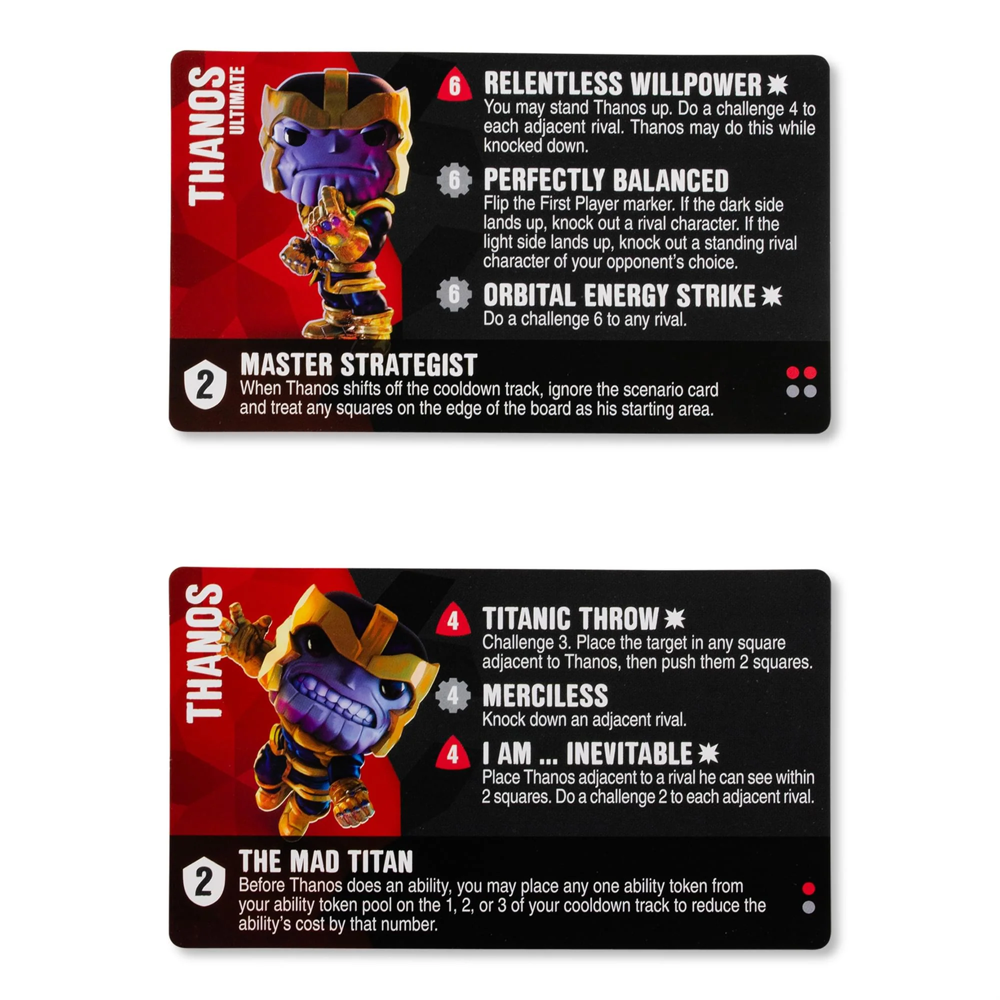 Marvel Funkoverse Strategy Game Thanos 101 Expansion Pack | Chase - Image 7