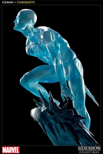 Marvel Iceman Comiquette Polystone Statue - Image 3