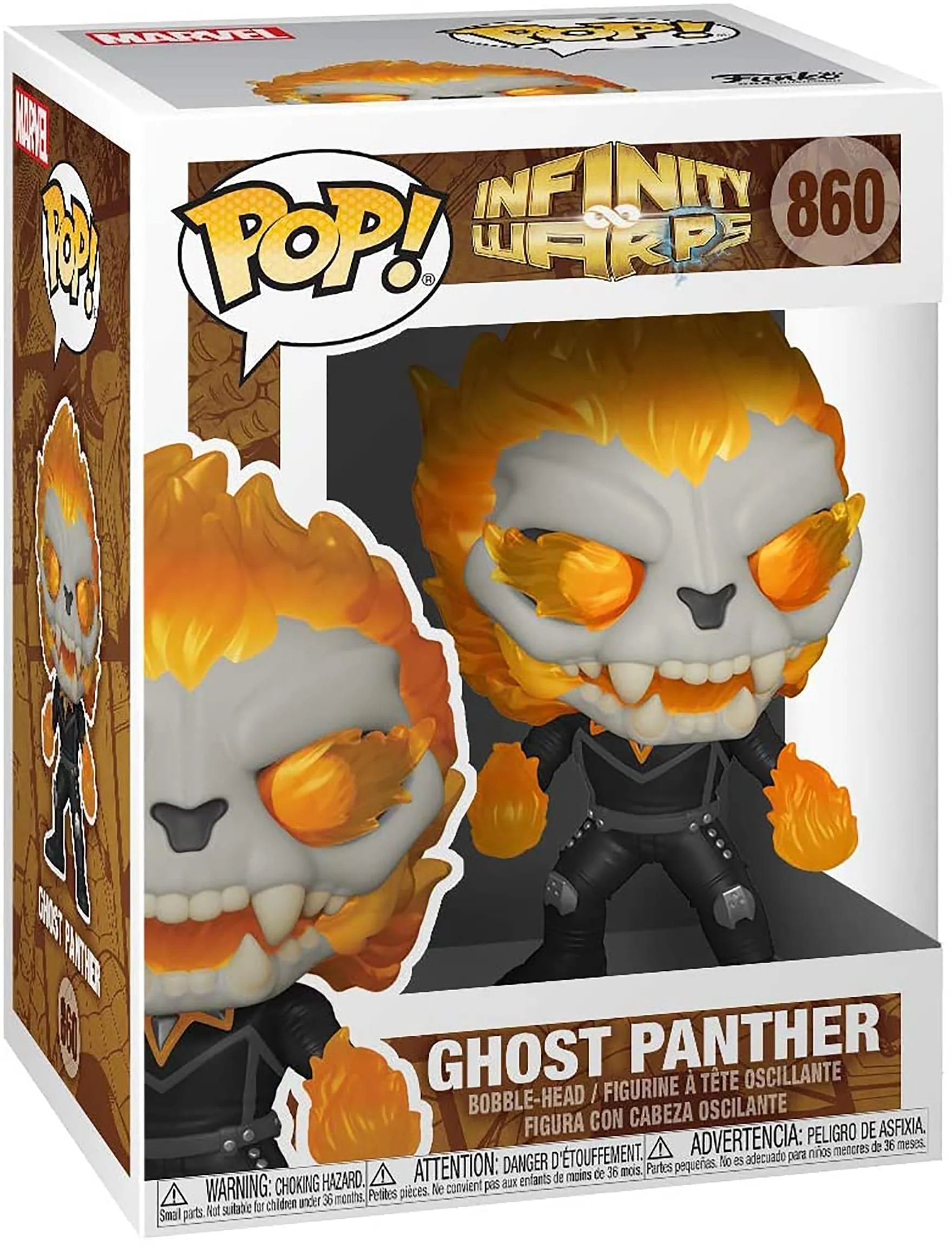 Marvel Infinity Warps Funko POP Vinyl Figure | Ghost Panther - Image 2