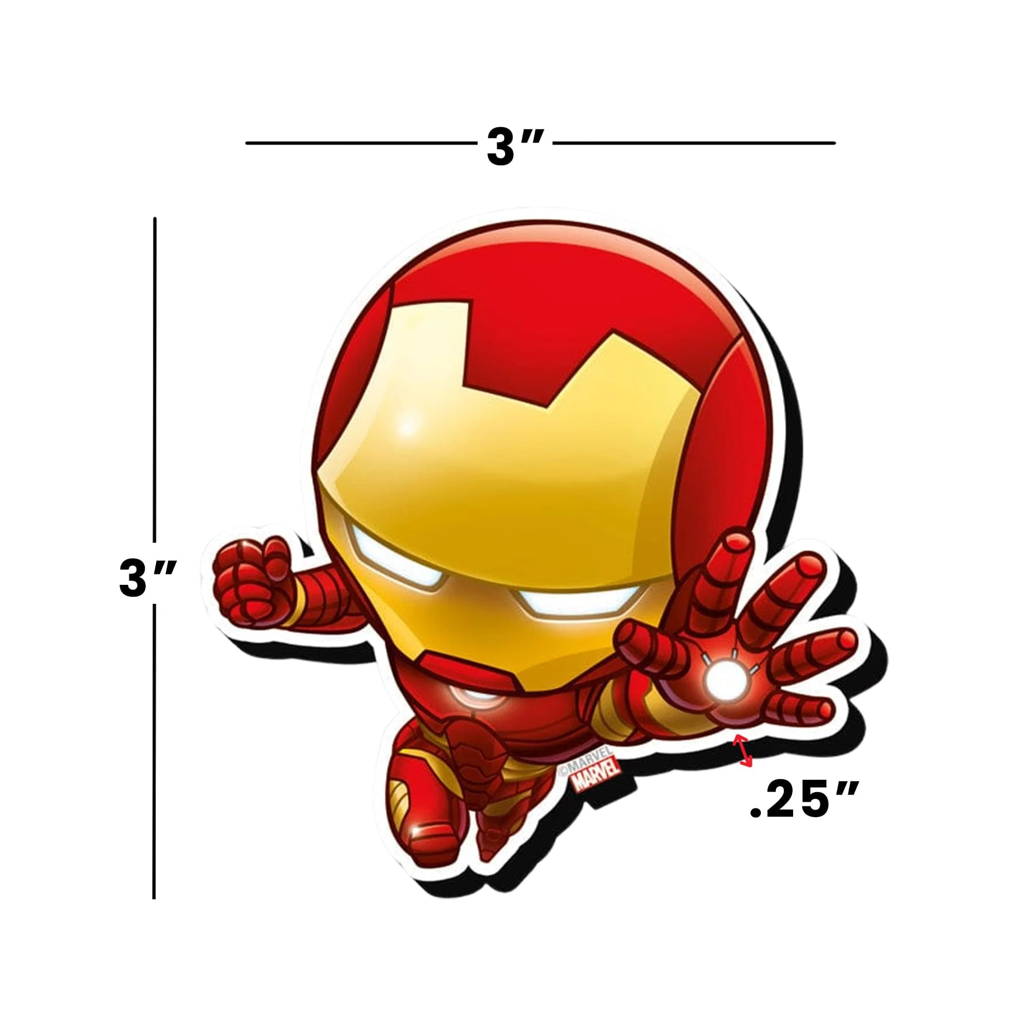 Marvel Iron Man Chibi Funky Chunky Magnet - Image 4
