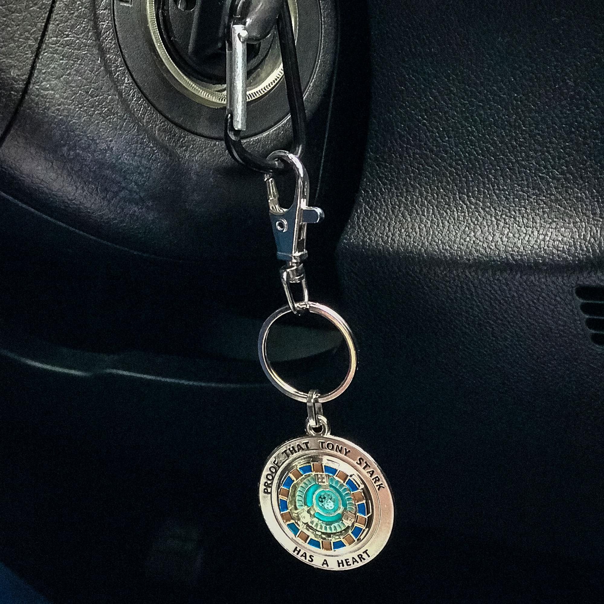 Marvel Iron Man Tony Has A Heart 3D Metal Key Chain - Image 4
