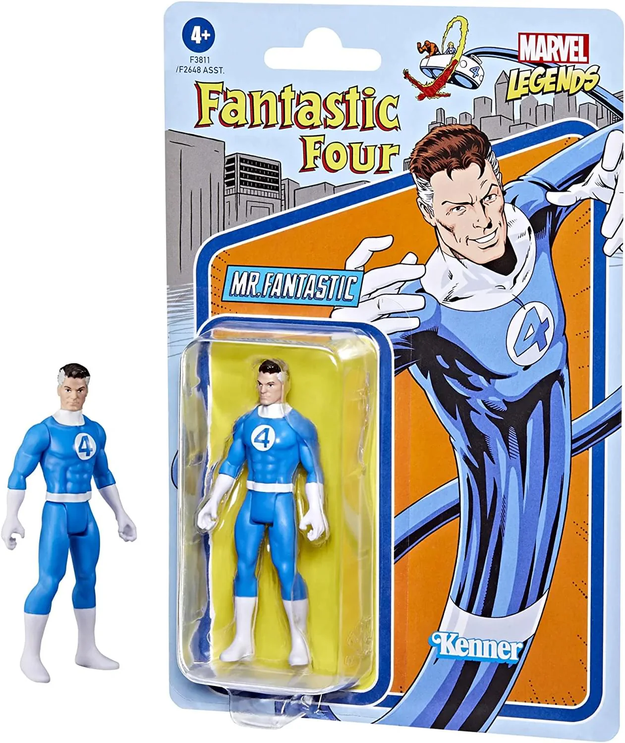 Marvel Legends 3.75 Retro Figure | Mr Fantastic - Image 2