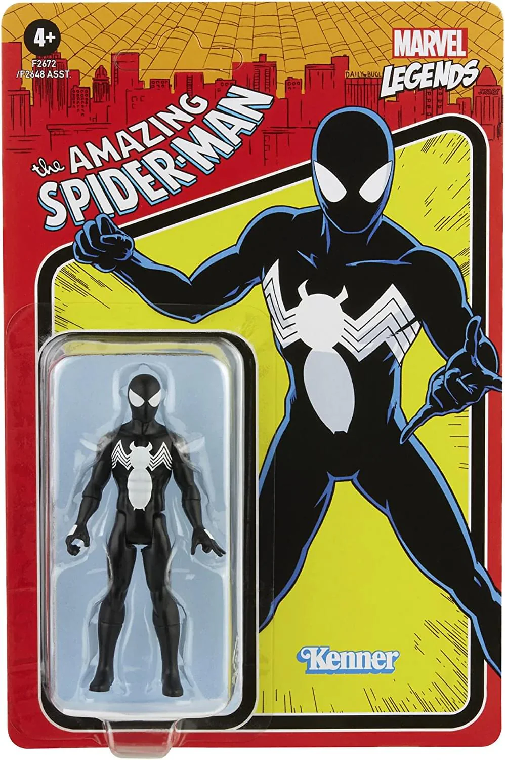 Marvel Legends 3.75 Retro Figure | Spider-Man Symbiote - Image 2