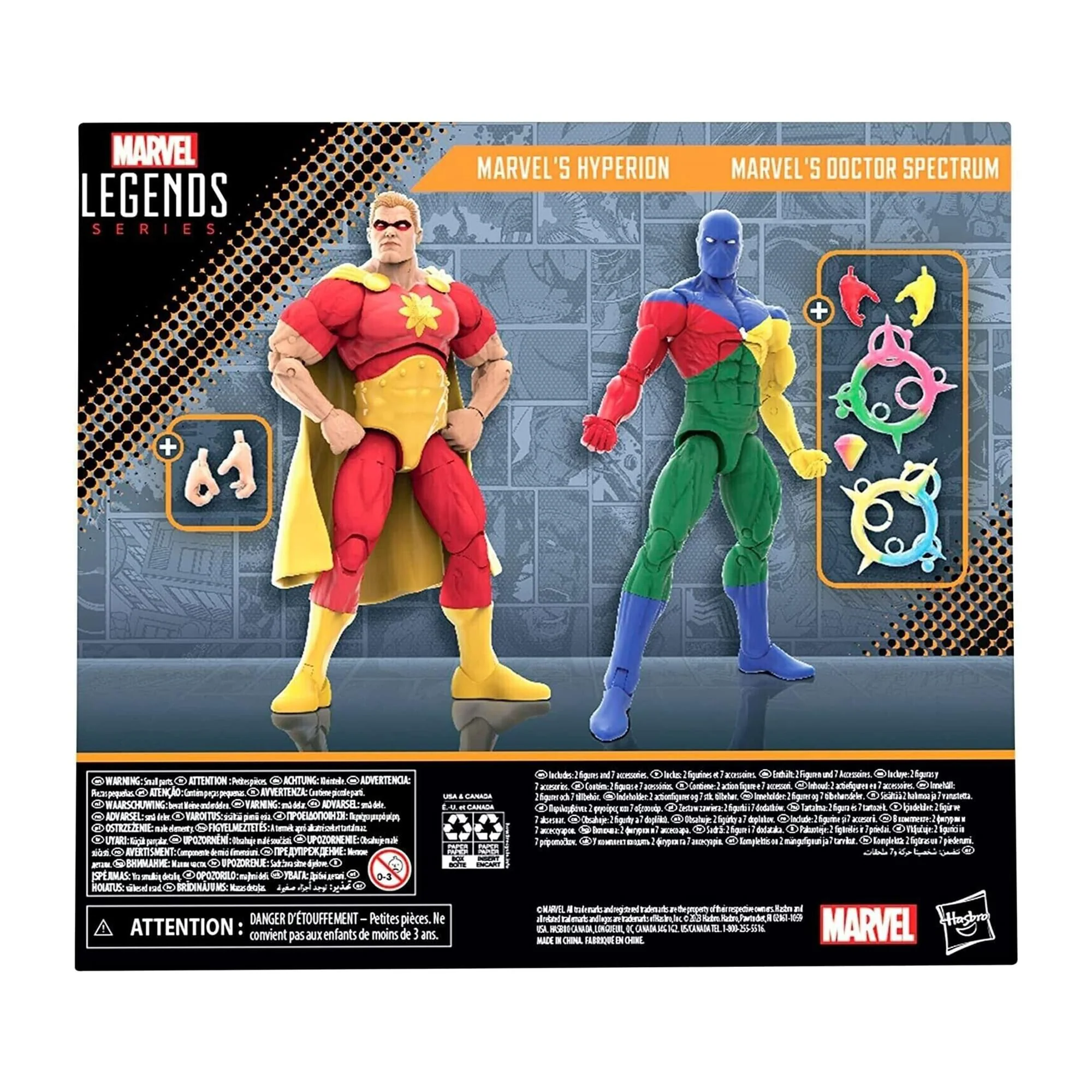 Marvel Legends 6 Inch Action Figure 2-Pack | Hyperion & Dr Spectrum - Image 9