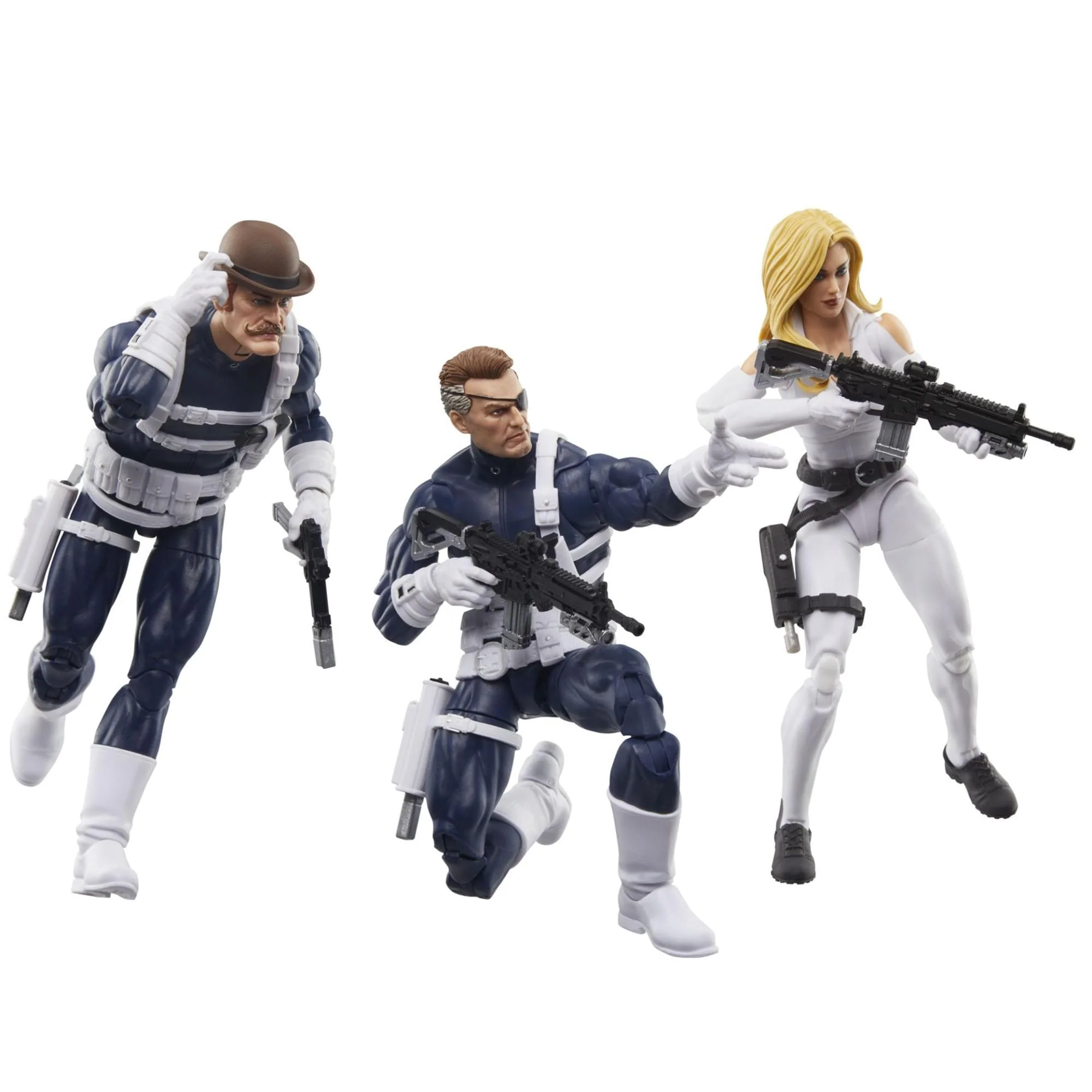 Marvel Legends 6 Inch Figure 3-Pack | Dugan, Sharon Carter & Fury Jr. - Image 3