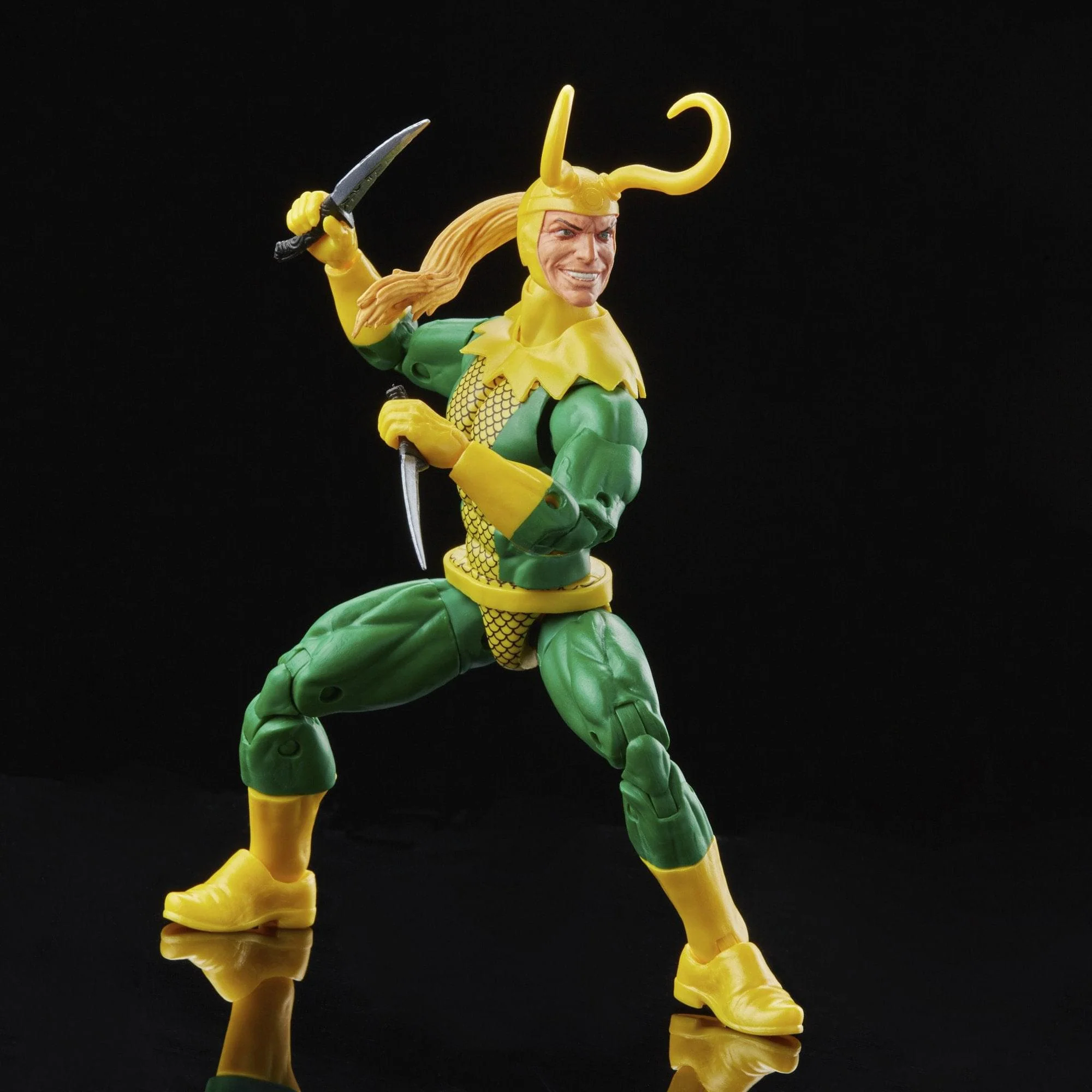 Marvel Legends 6-inch Retro Action Figure | Loki - Image 6