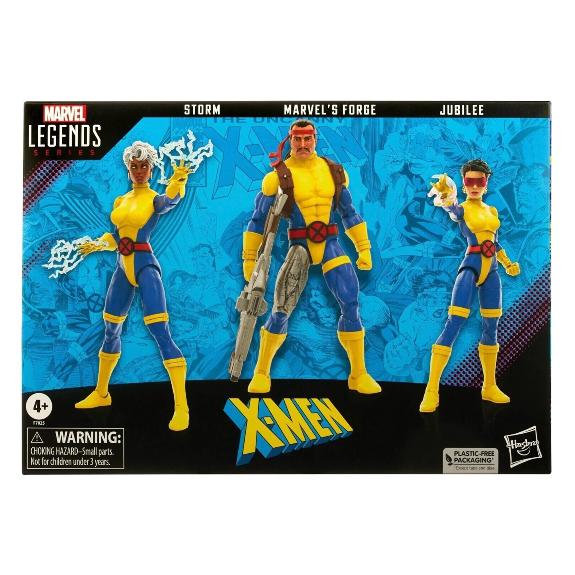 Marvel Legends X-Men 6 Inch Action Figure 3-Pack | Forge, Storm, & Jubilee - Image 9