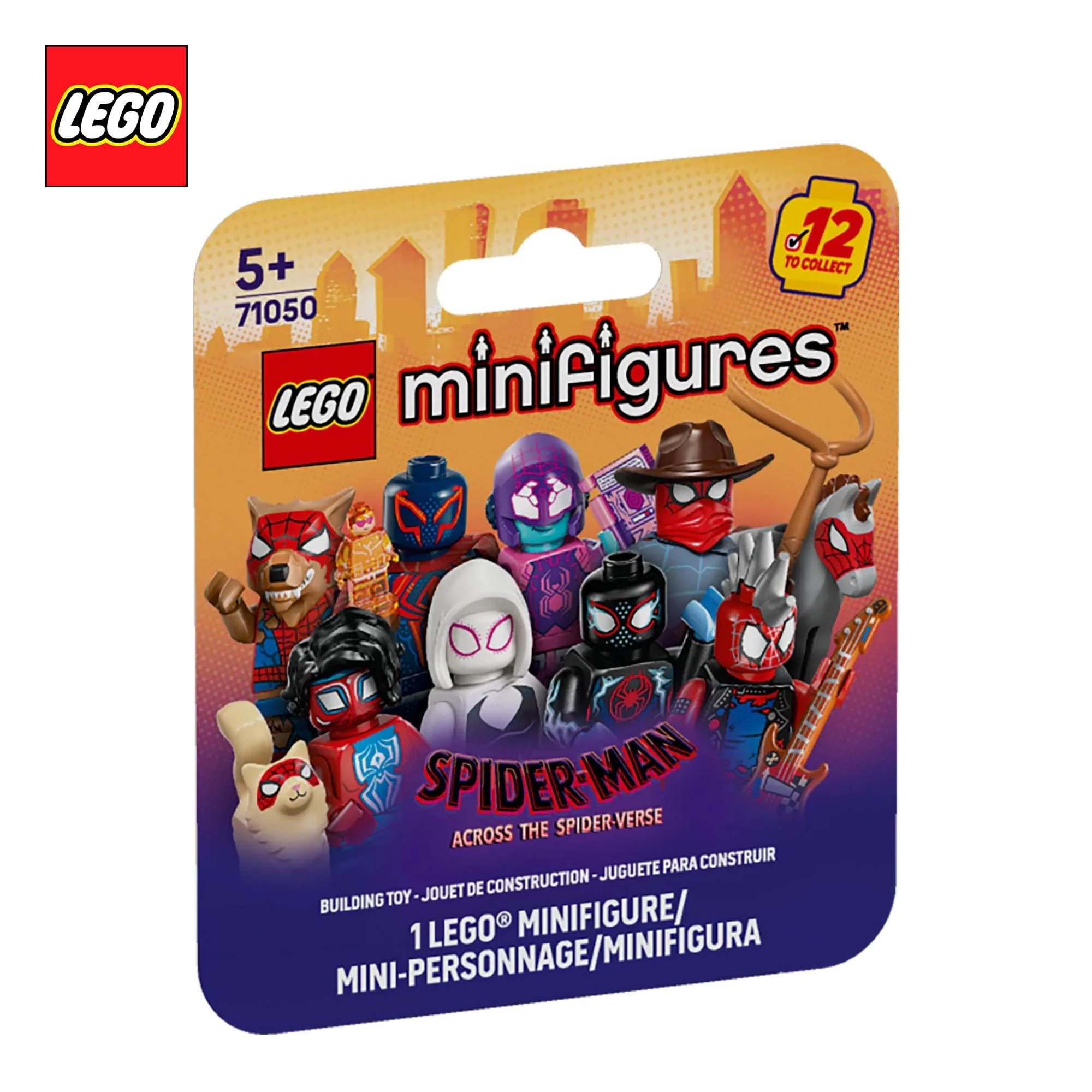 Marvel LEGO 71050 Spider-Man Hobie Brown Spider Punk Minifigure - Image 2