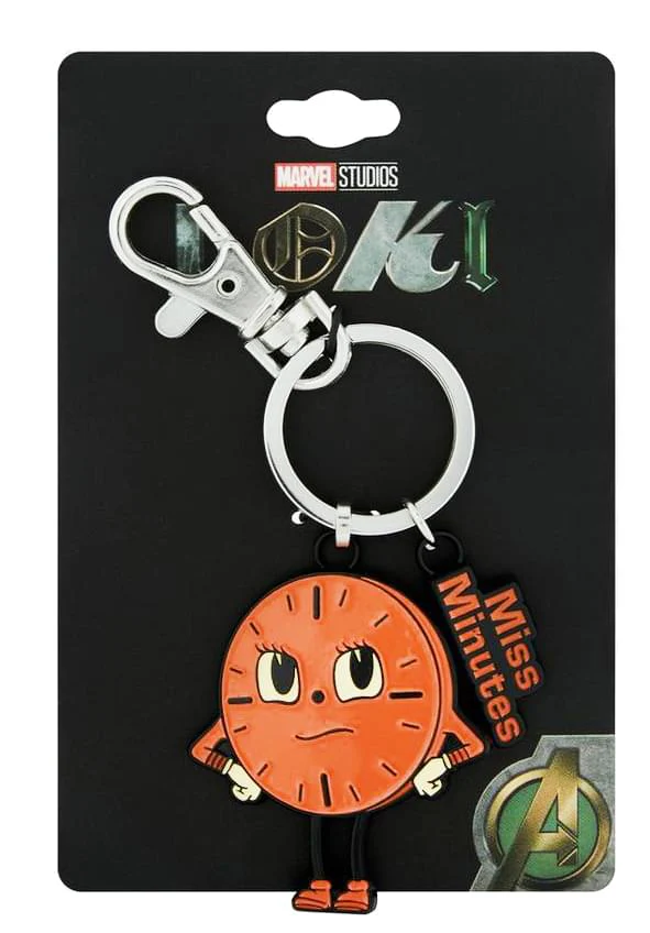 Marvel Loki Miss Minutes 3D Keychain with Enamel Charm - Image 2