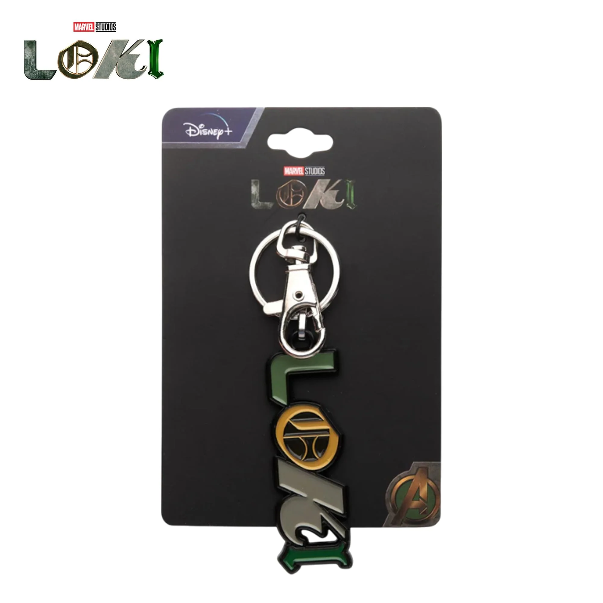 Marvel Loki Series Logo Enamel Keychain - Image 2