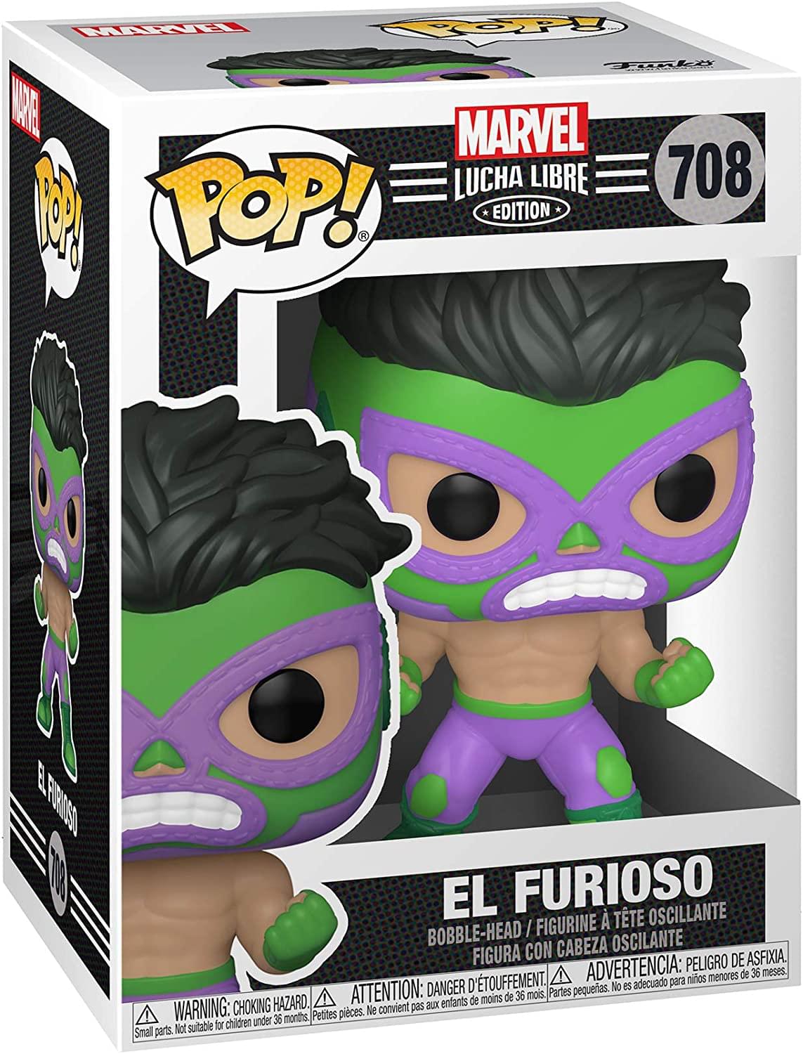 Marvel Luchadores Funko POP Vinyl Figure | Hulk El Furioso - Image 2