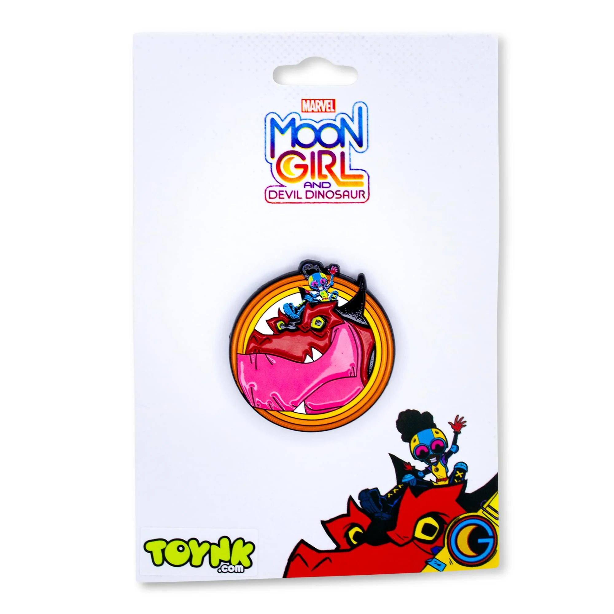 Marvel Moon Girl and Devil Dinosaur Enamel Pin | Toynk Exclusive - Image 2