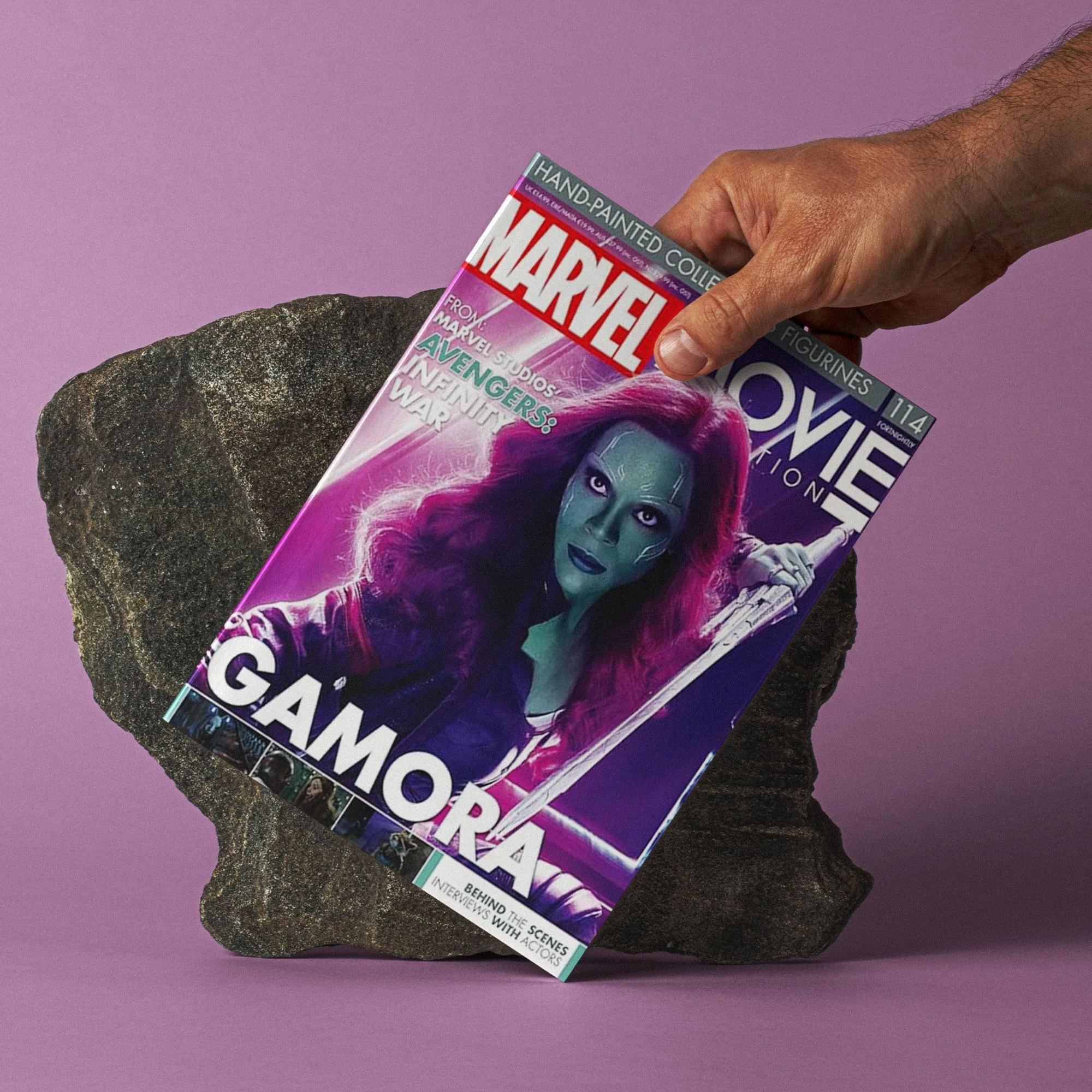 Eaglemoss Marvel Movie Collection Magazine Issue #114 Gamora - Image 2