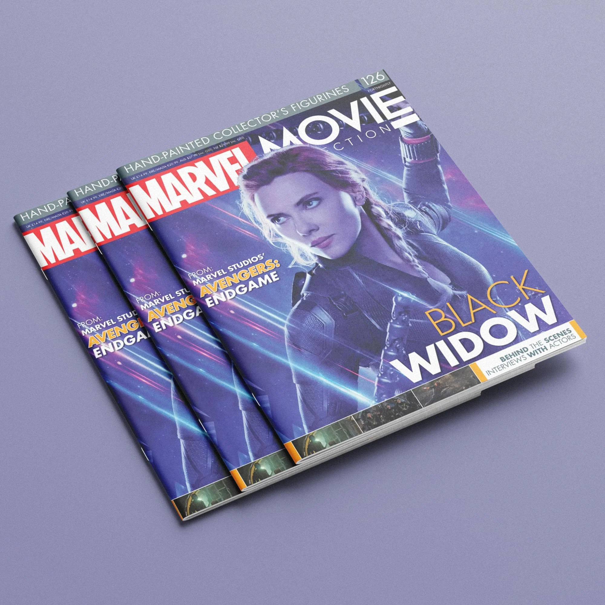 Eaglemoss Marvel Movie Collection Magazine Issue #126 Endgame Black Widow - Image 3