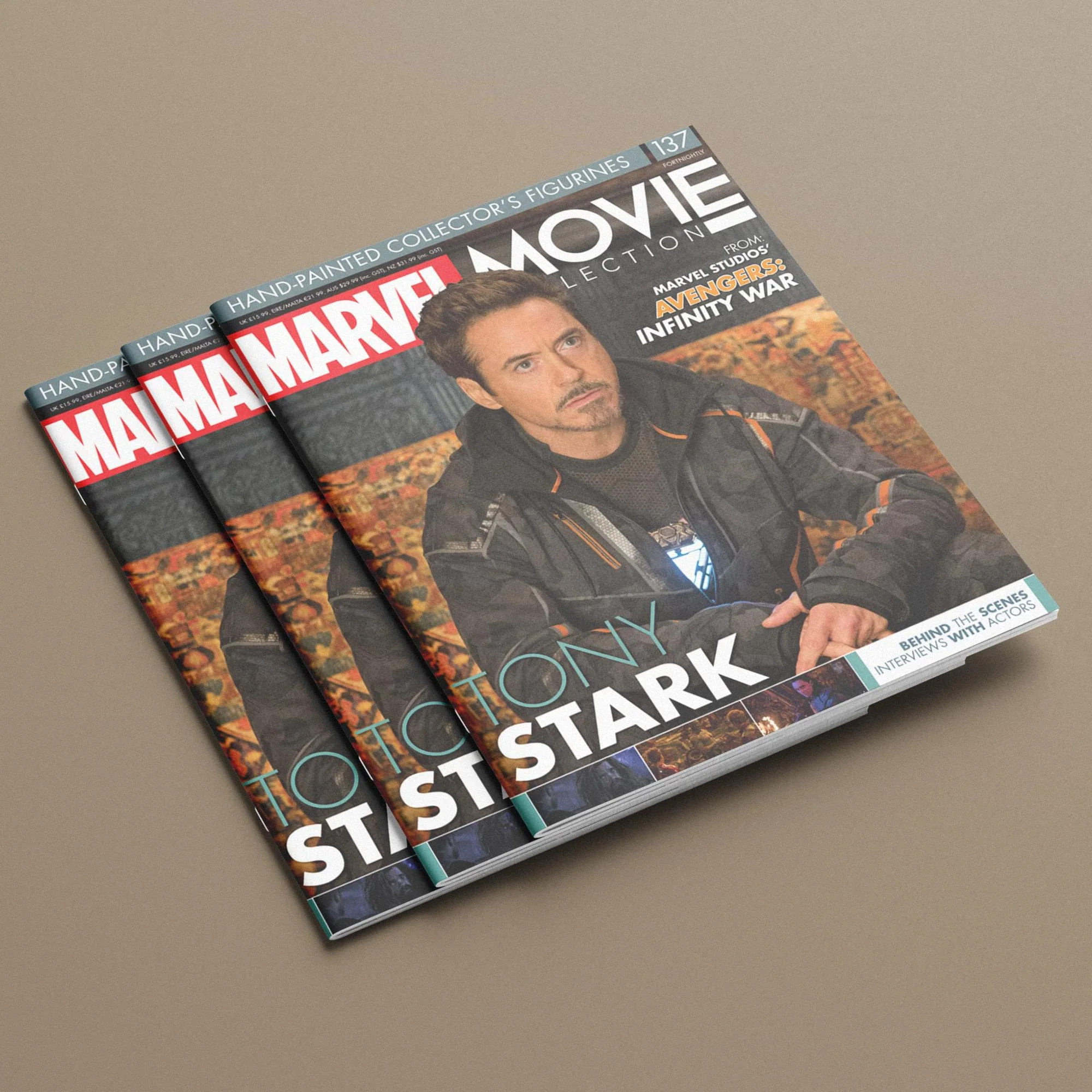 Eaglemoss Marvel Movie Collection Magazine Issue #137 Tony Stark (Tracksuit) - Image 3
