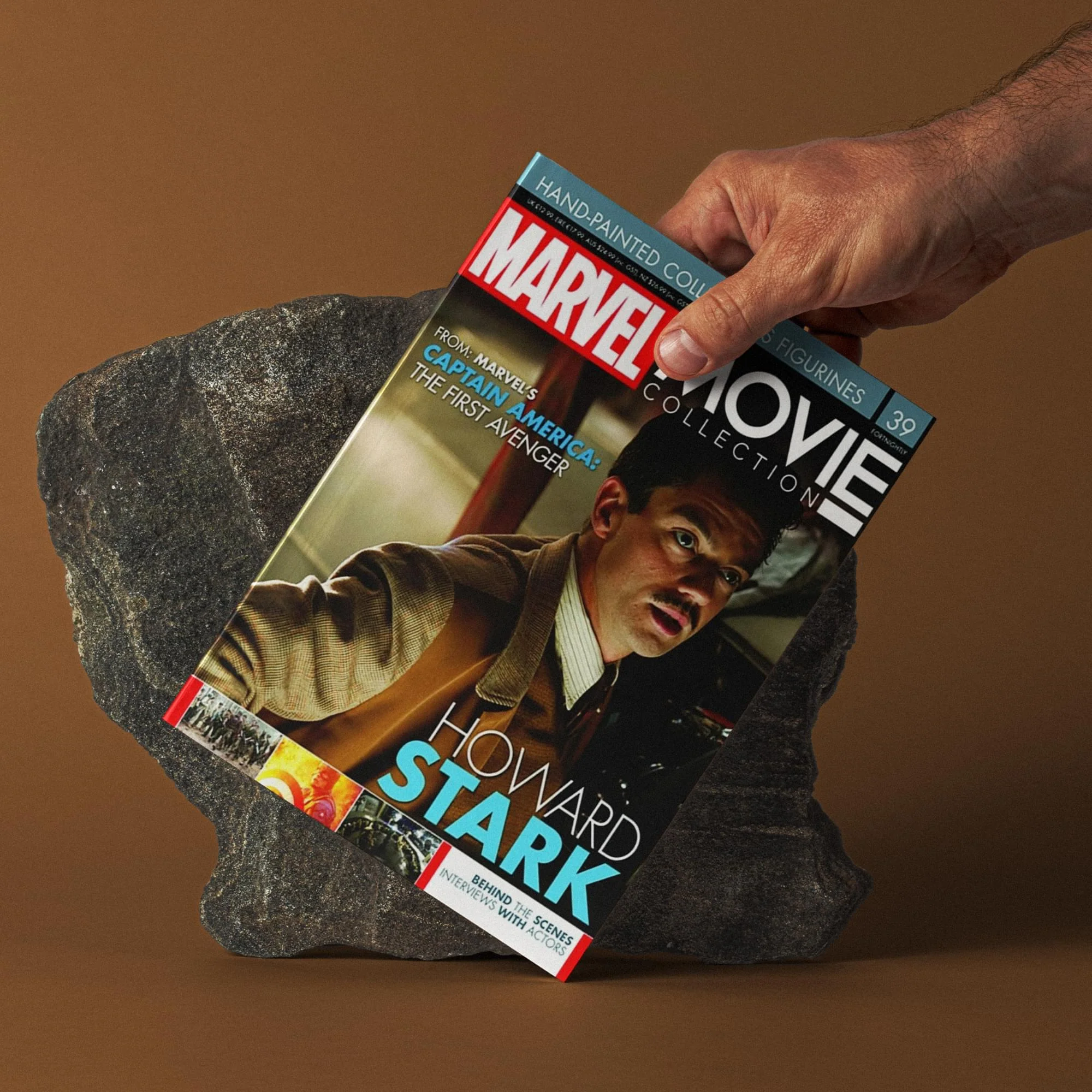 Eaglemoss Marvel Movie Collection Magazine Issue #39 Howard Stark - Image 2