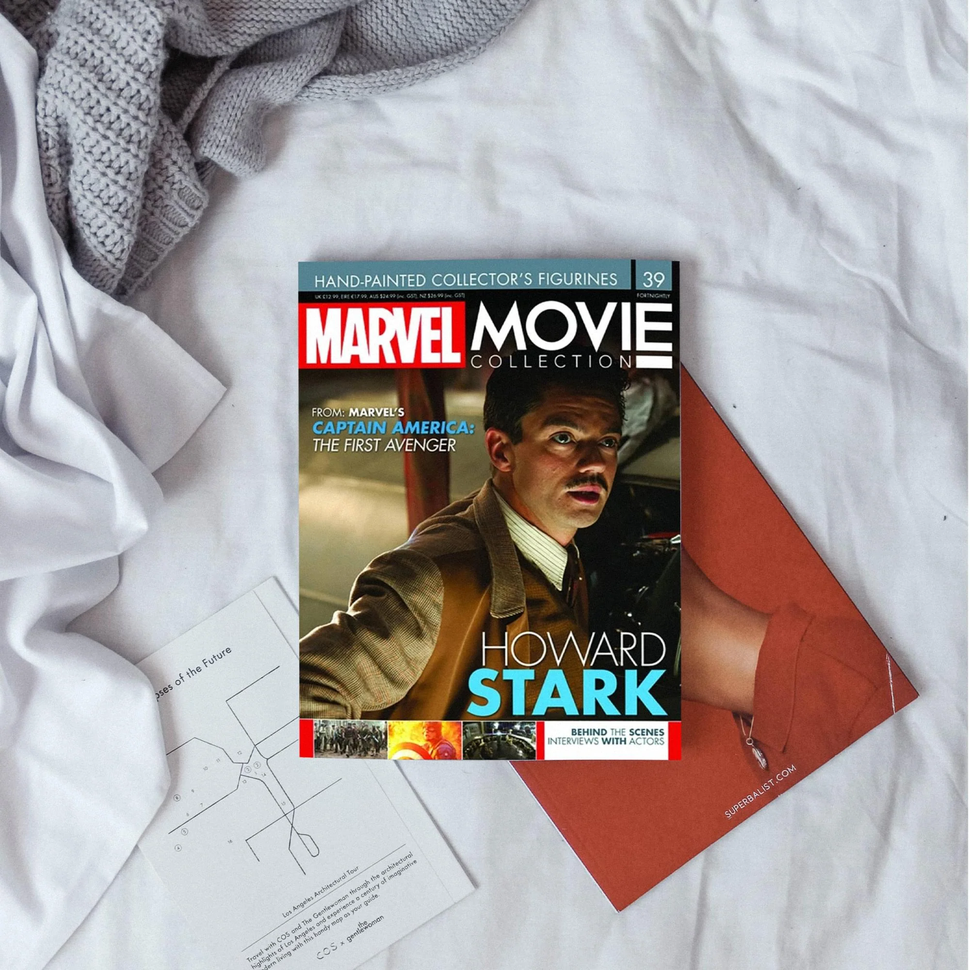 Eaglemoss Marvel Movie Collection Magazine Issue #39 Howard Stark - Image 3