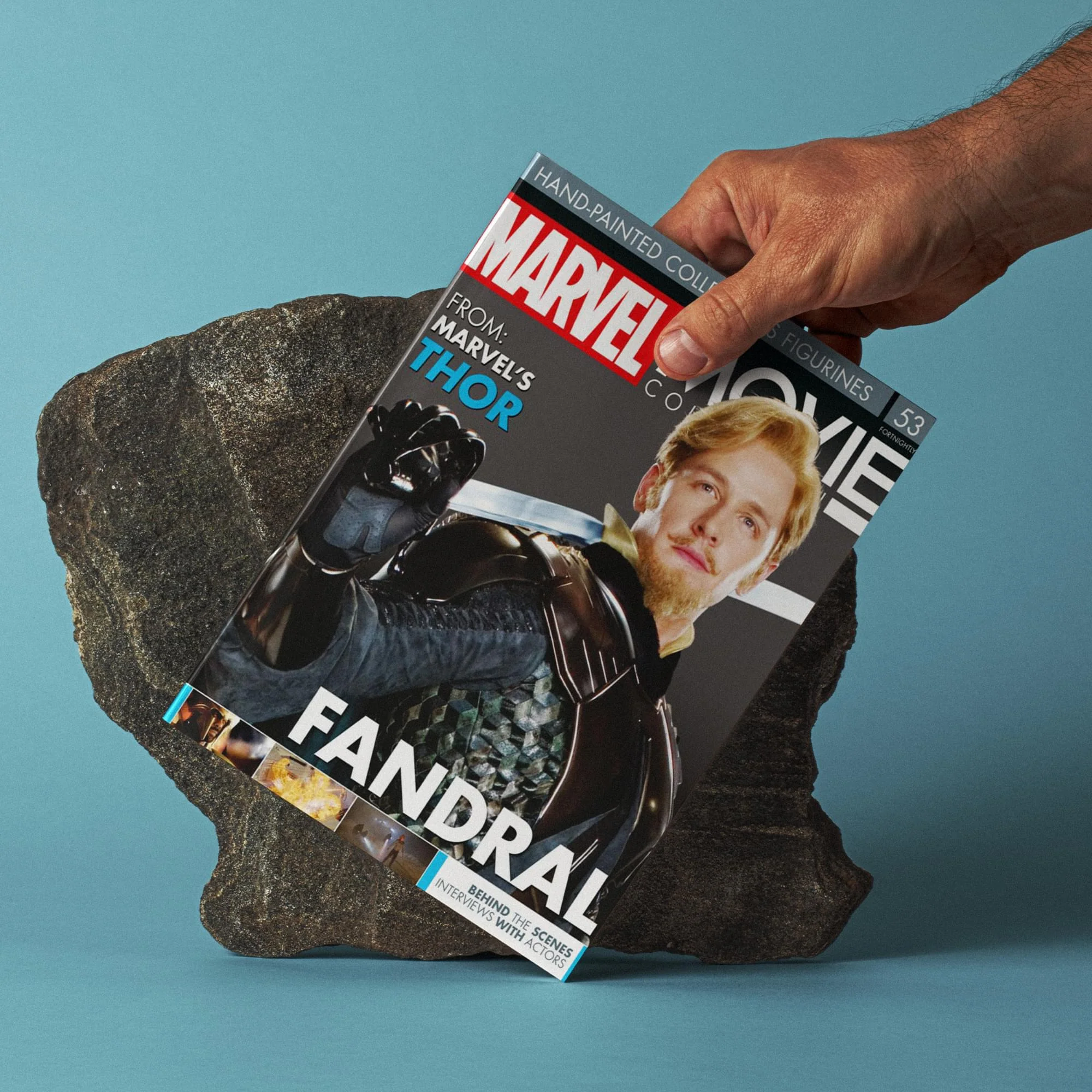 Eaglemoss Marvel Movie Collection Magazine Issue #53 Fandral - Image 2