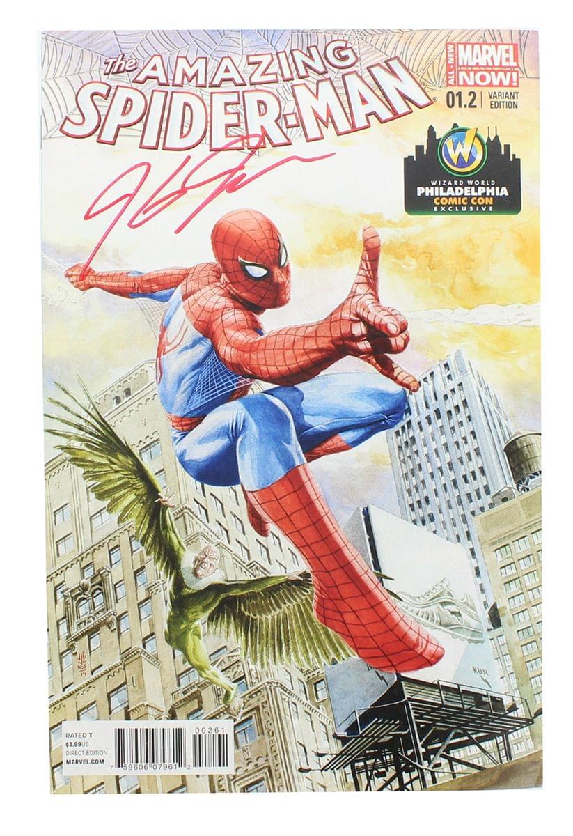 Marvel NOW! Amazing Spiderman #1.2 | WW Philadelphia Color Cover | AUTOGRAPHED - J.G. Jones