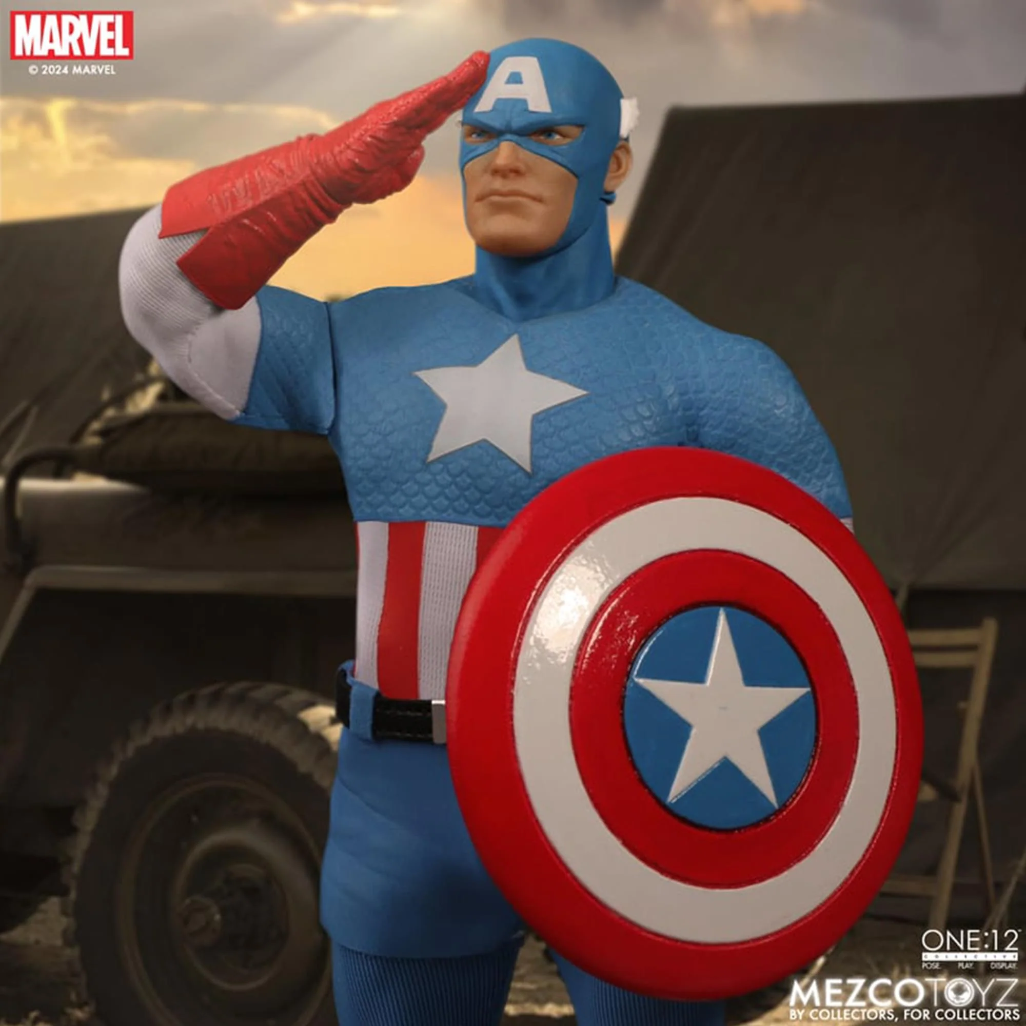 Marvel One:12 Collective Captain America Silver Age Edition Action Figure - Image 3