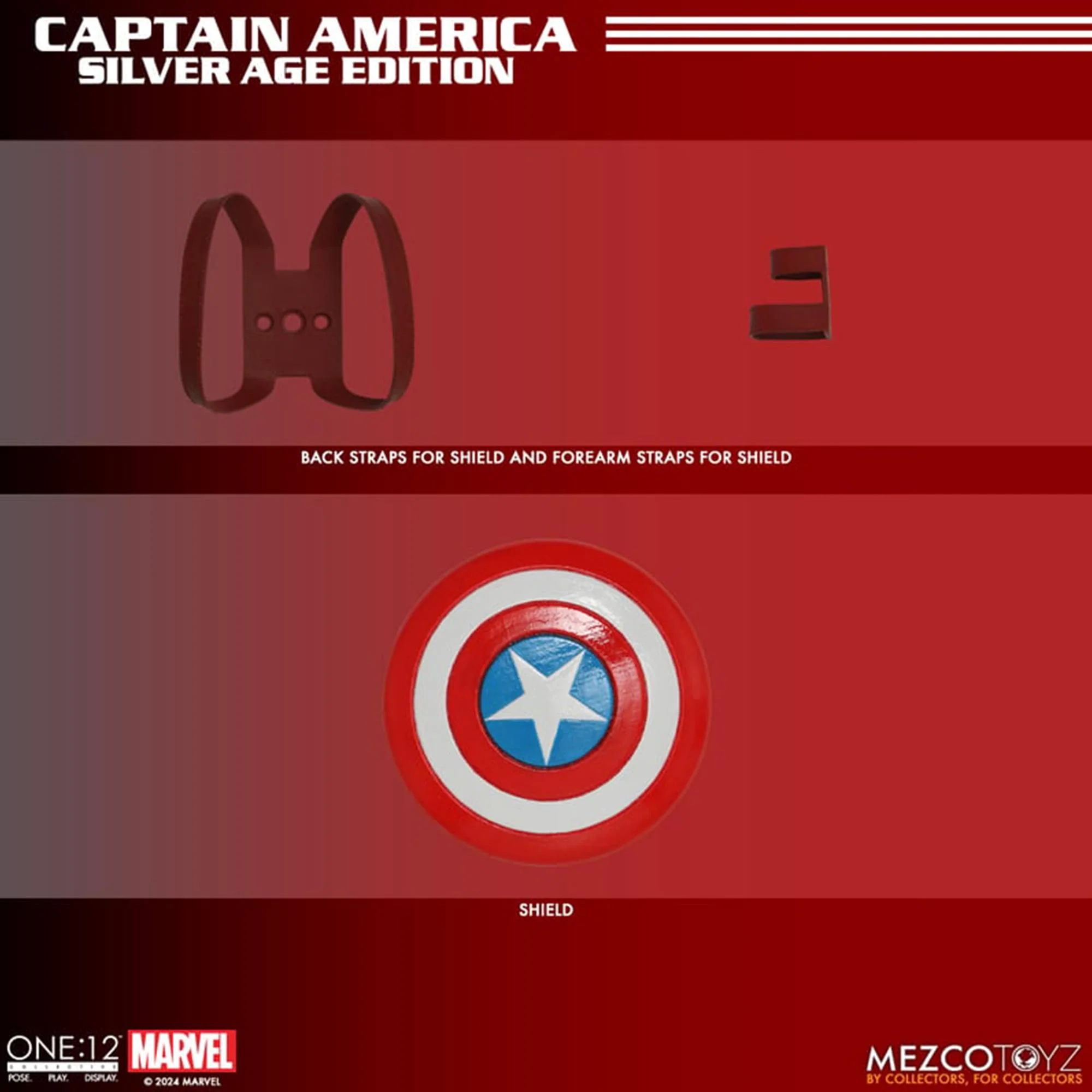 Marvel One:12 Collective Captain America Silver Age Edition Action Figure - Image 8