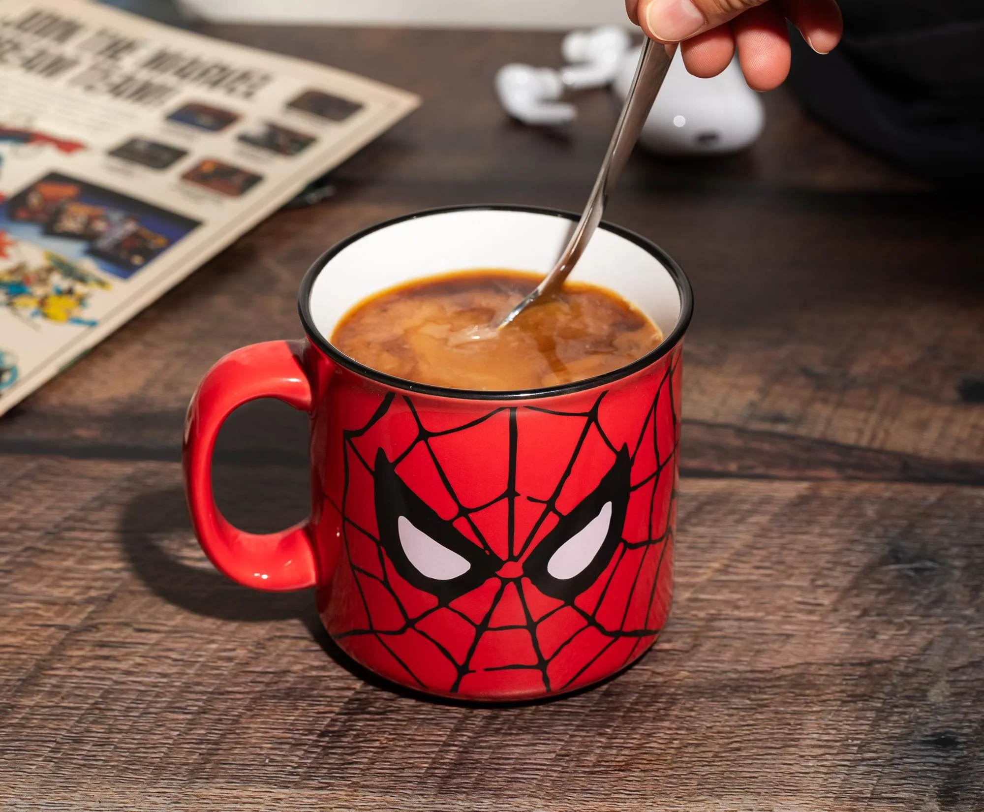 Marvel Spider-Man Face Ceramic Camper Mug | Holds 20 Ounces - Image 5