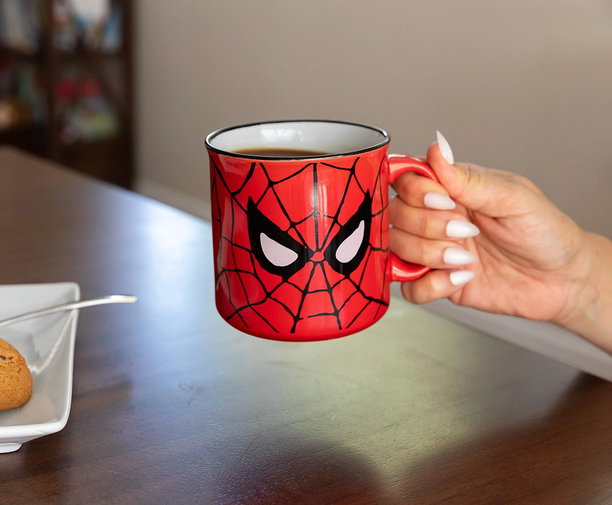 Marvel Spider-Man Face Ceramic Camper Mug | Holds 20 Ounces - Image 7