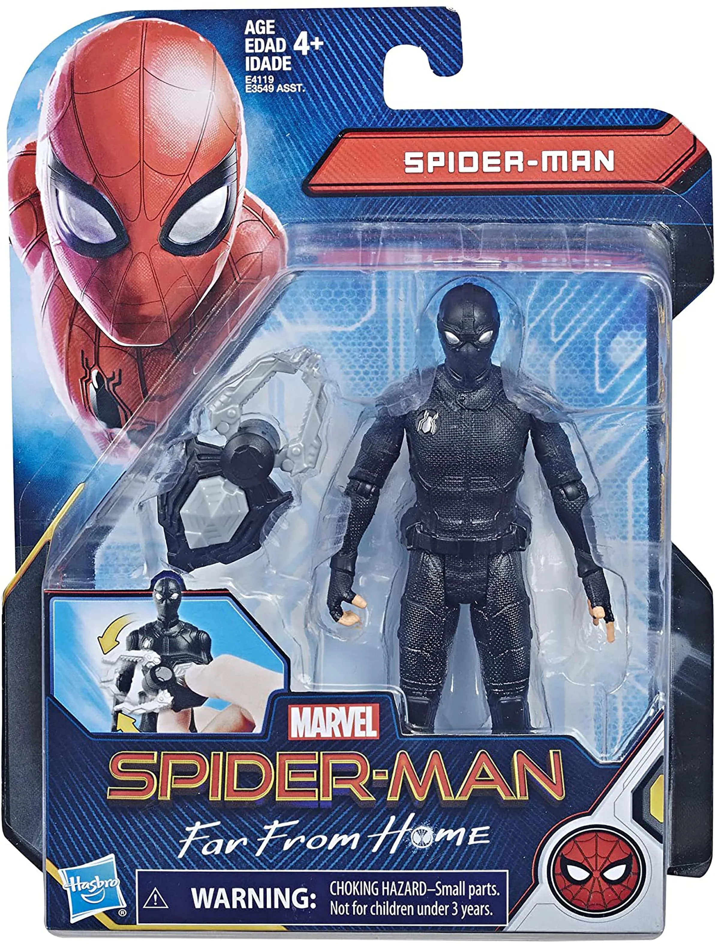 Marvel Spider-Man Far From Home 6 Inch Action Figure | Stealth Suit Spider-Man - Image 2
