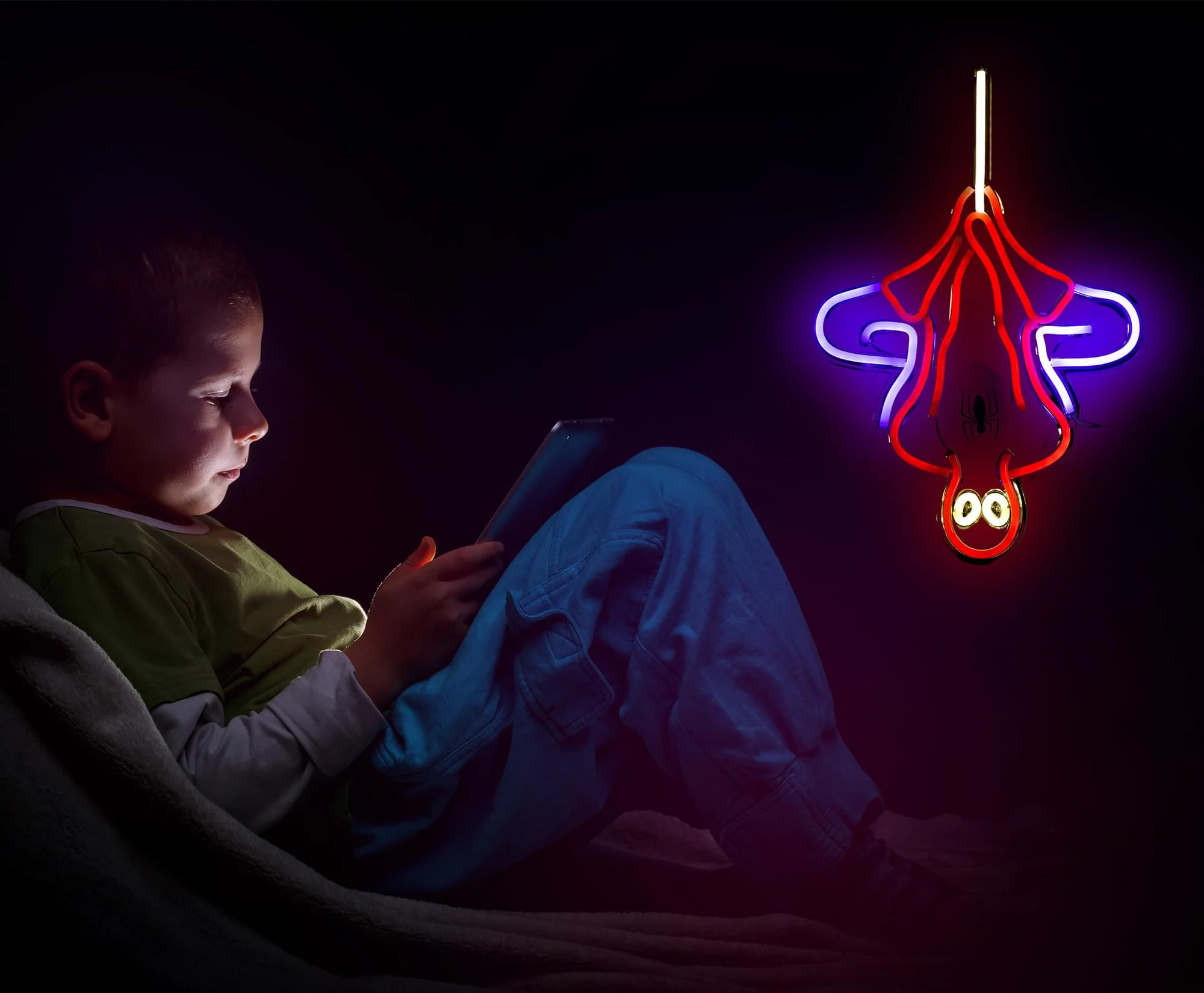Marvel Spider-Man Hanging LED Neon Wall Light Sign - Image 6
