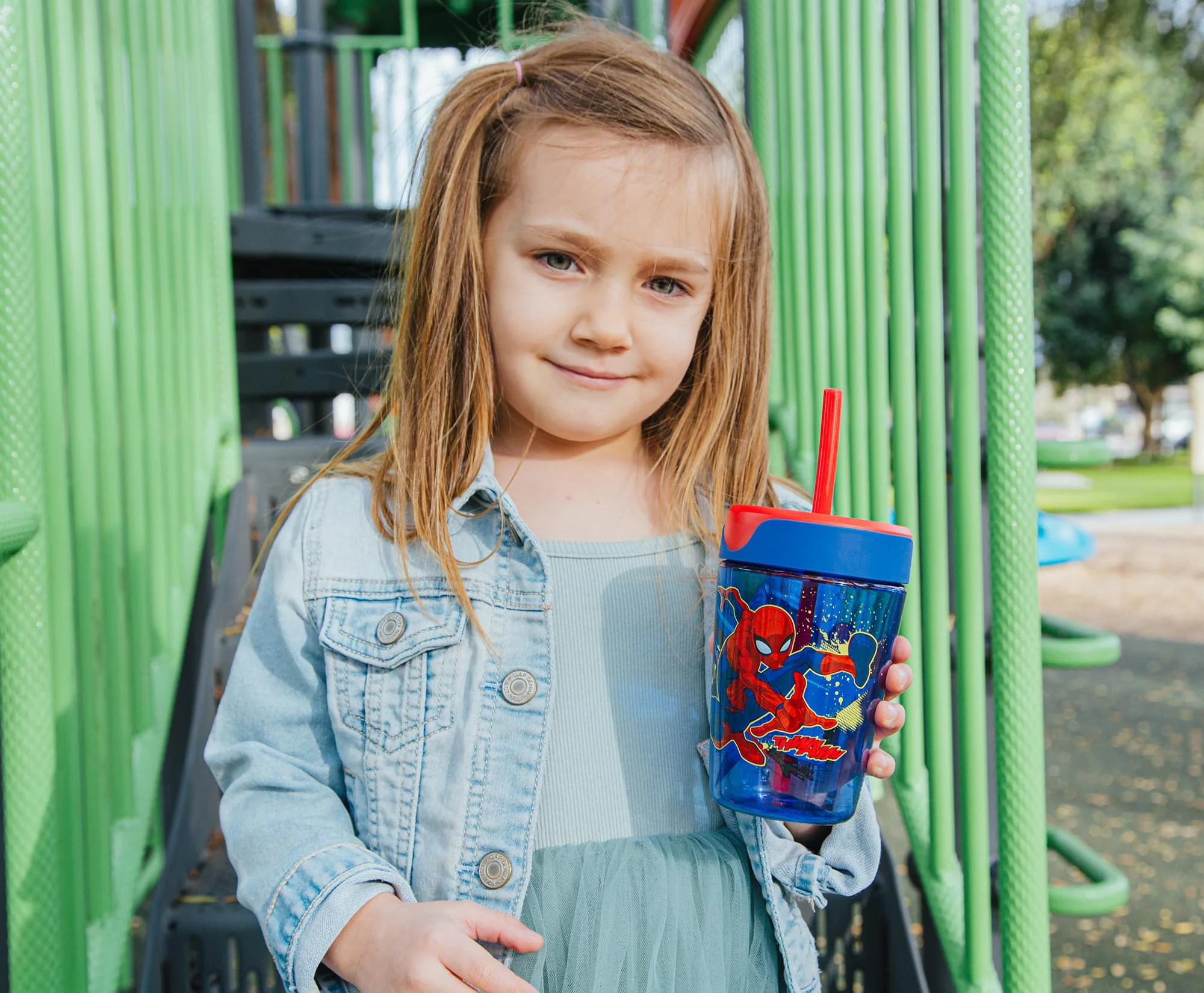 Marvel Spider-Man "Thwip" Kids Spill-Proof Tumbler With Straw | Holds 18 Ounces - Image 8