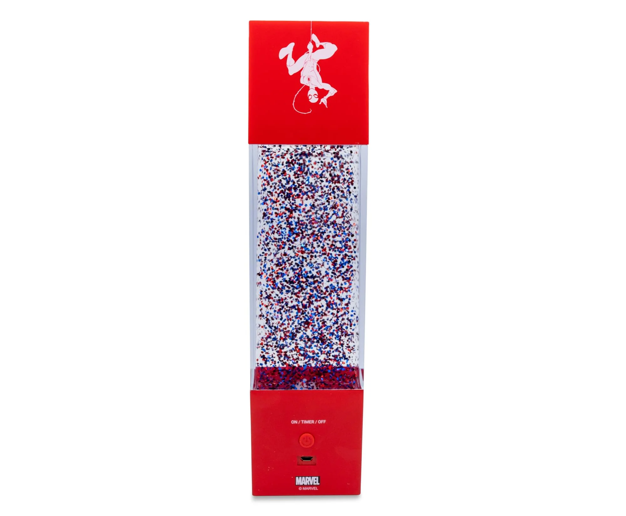 Marvel Spider-Man USB Powered Glitter Motion Light | 12 Inches Tall - Image 3