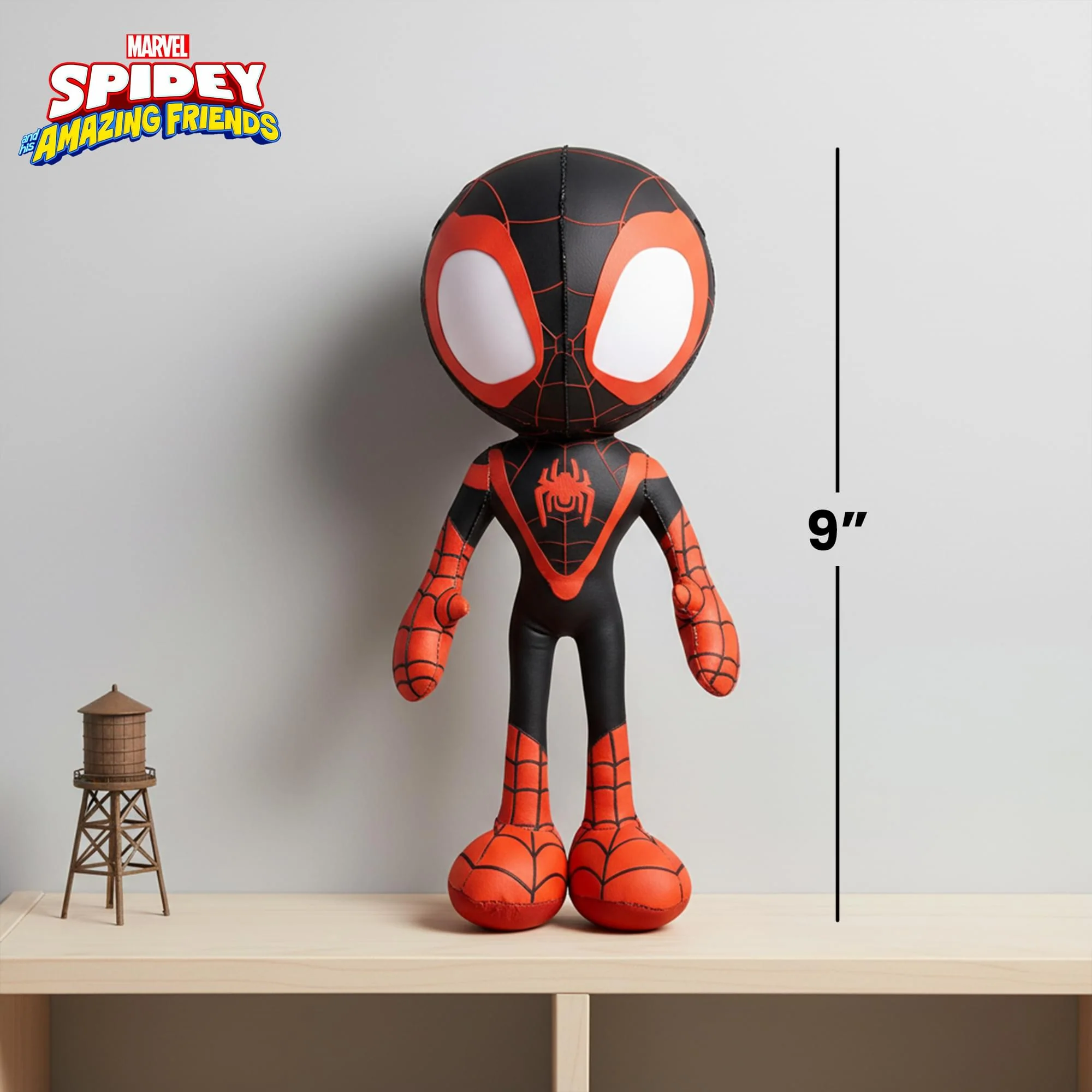 Marvel Spidey & His Amazing Friends 9 Inch Plush | Miles Morales - Image 6