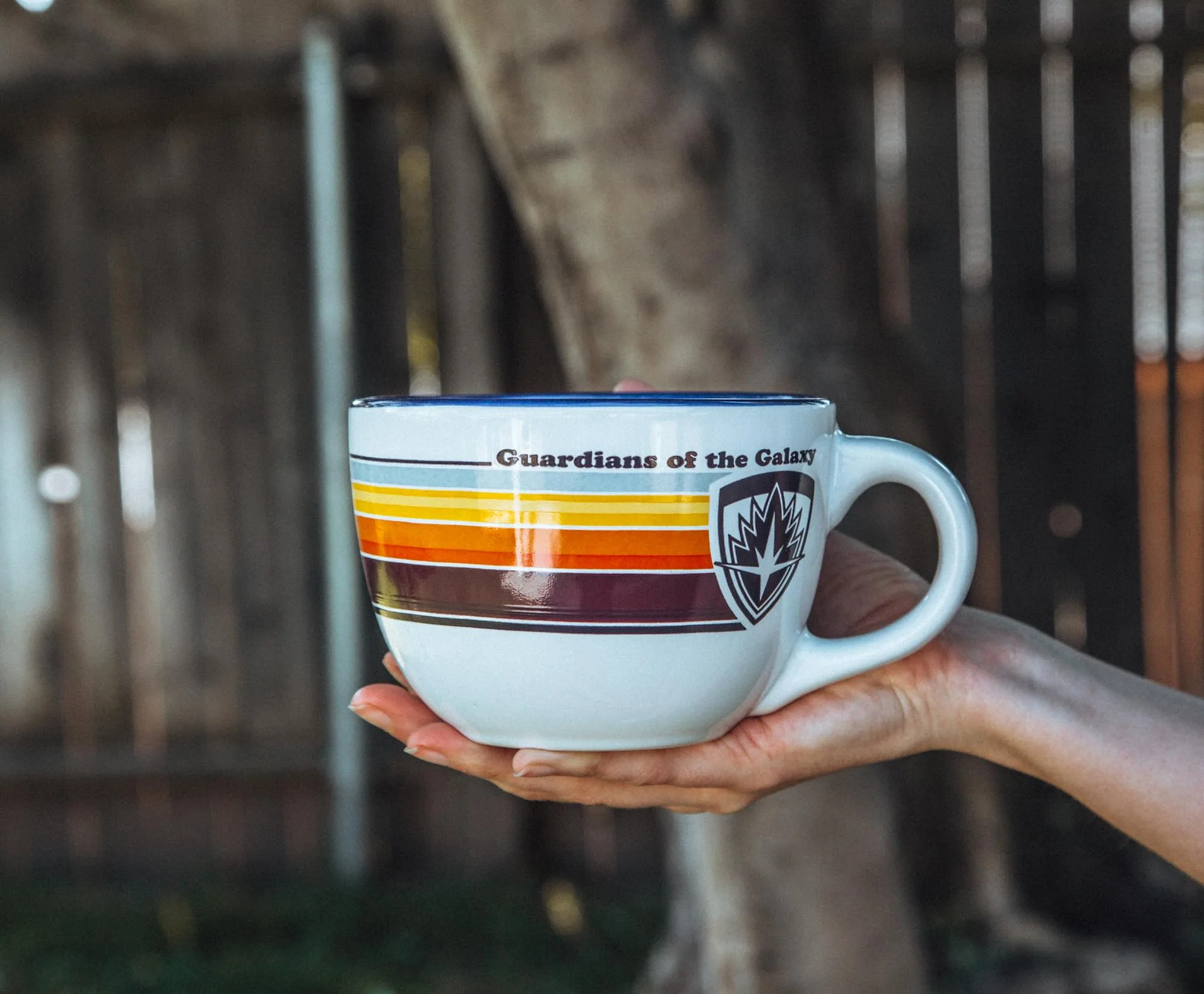 Marvel Studios Guardians of the Galaxy Silhouette 24-Ounce Ceramic Soup Mug - Image 4
