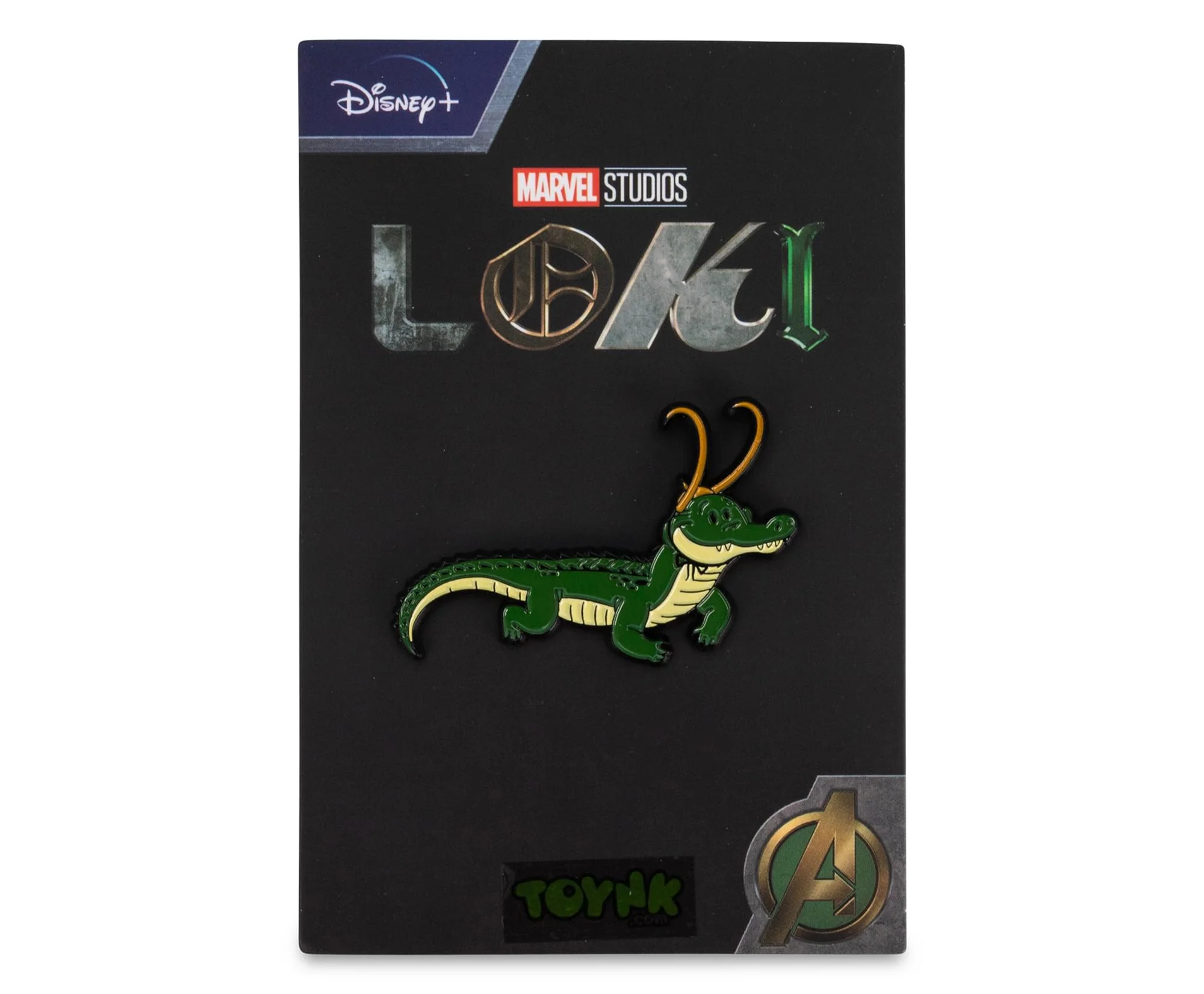 Marvel Studios Loki Alligator with Crown Collectible Enamel Pin - Image 2