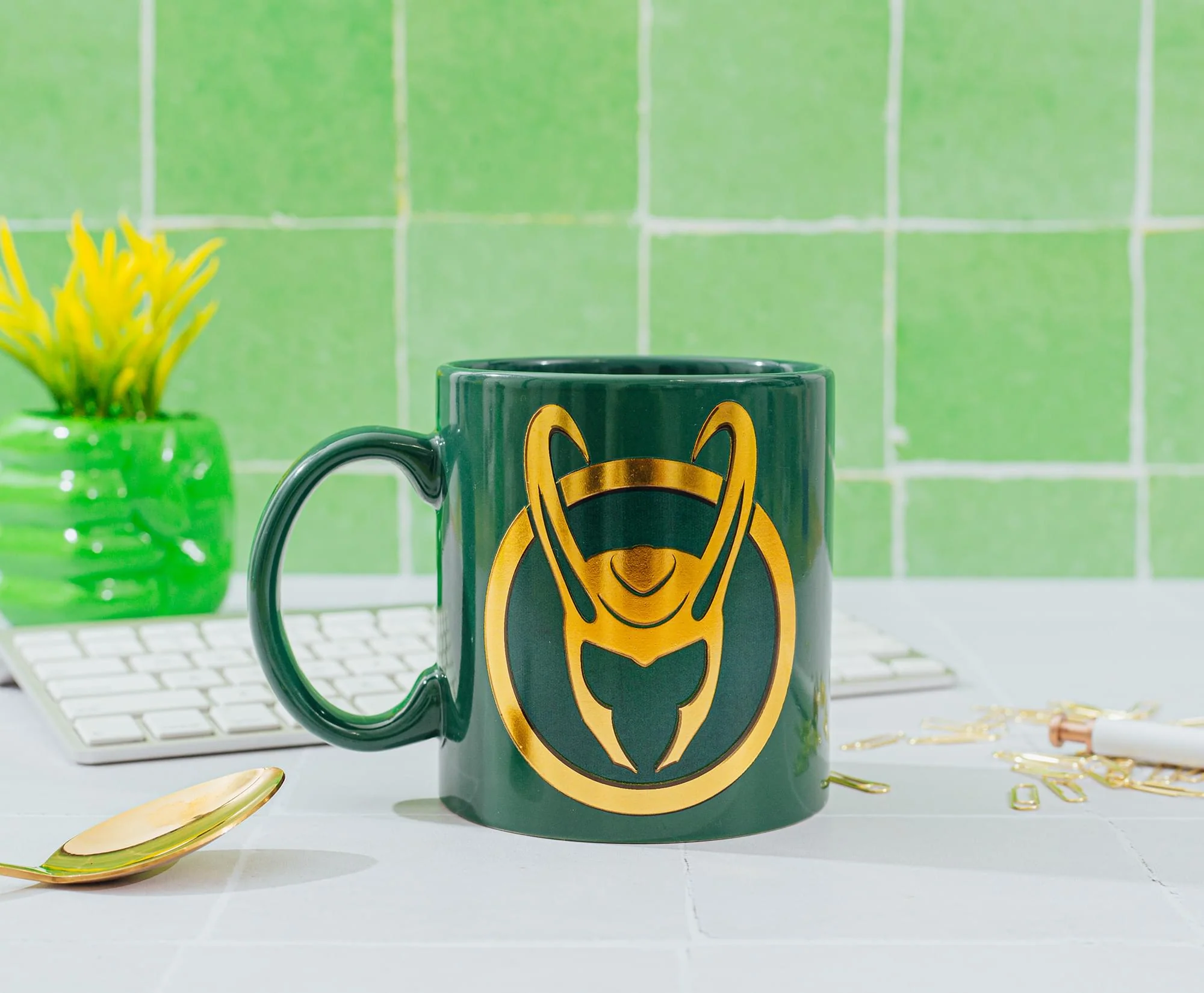 Marvel Studios Loki Foil Embossed Ceramic Mug | Holds 20 Ounces - Image 8