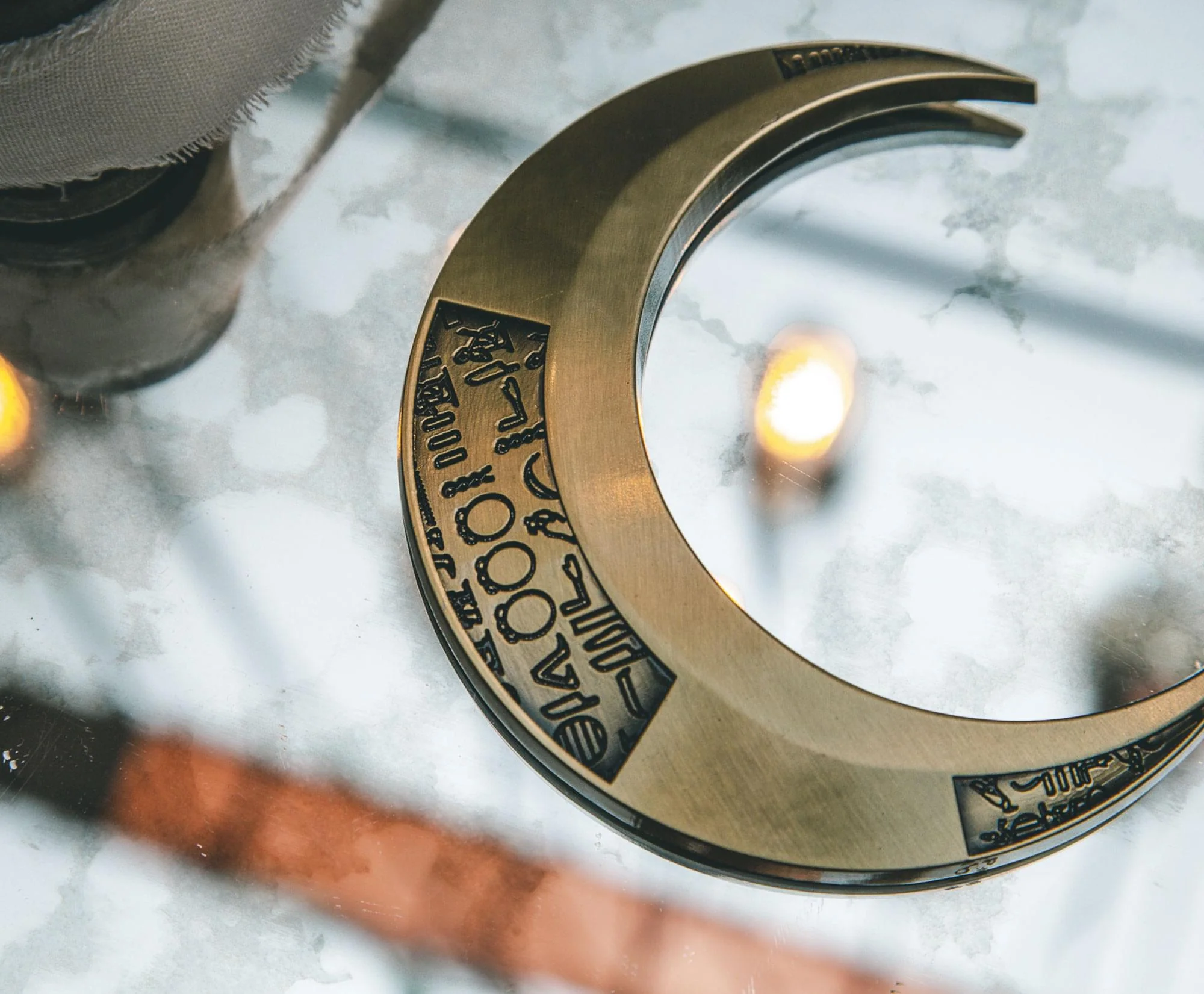 Marvel Studios Moon Knight Crescent Blade Metal Pin Replica | Toynk Exclusive - Image 9