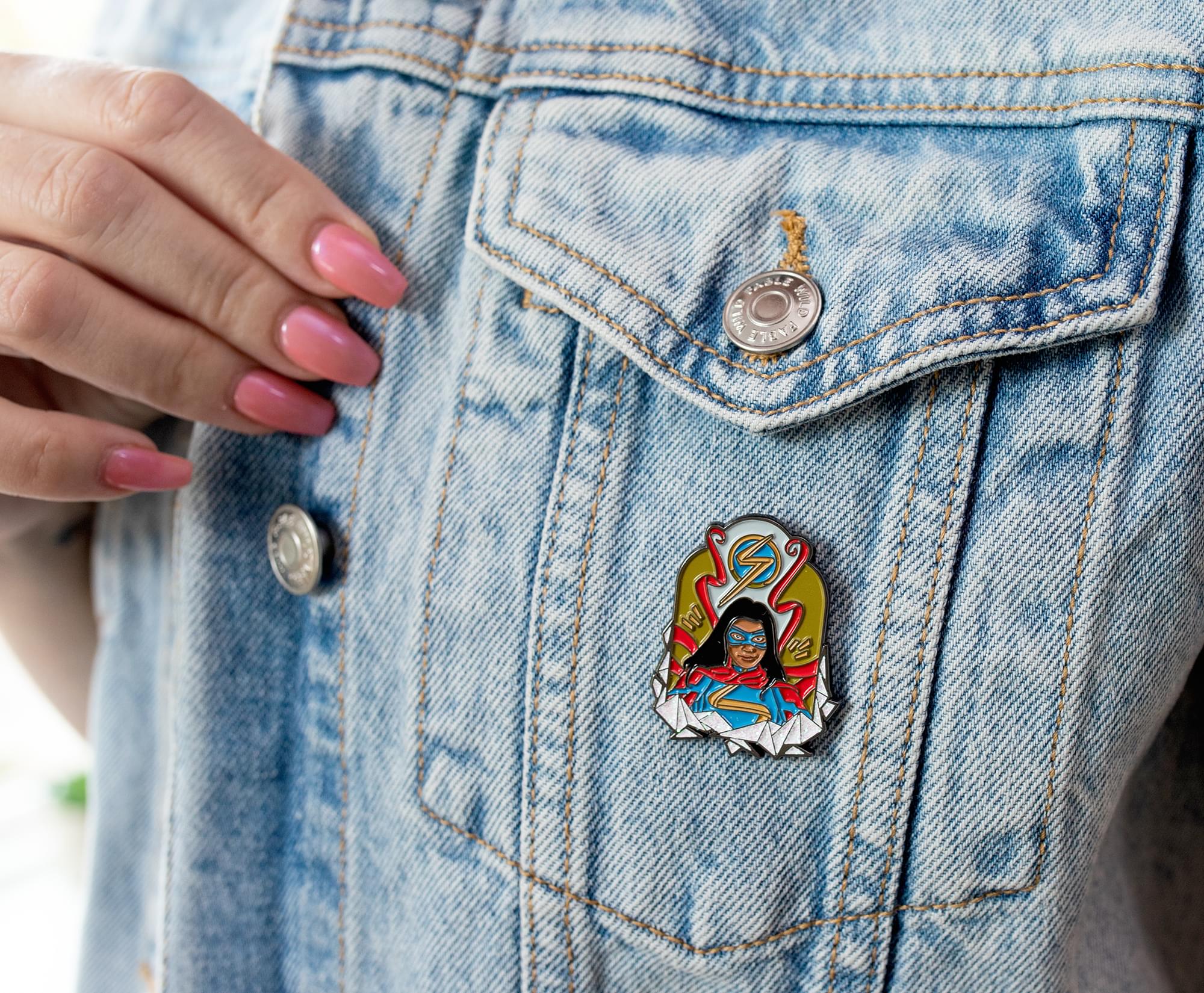Marvel Studios Ms. Marvel Limited Edition Enamel Pin | SDCC 2022 Exclusive - Image 4