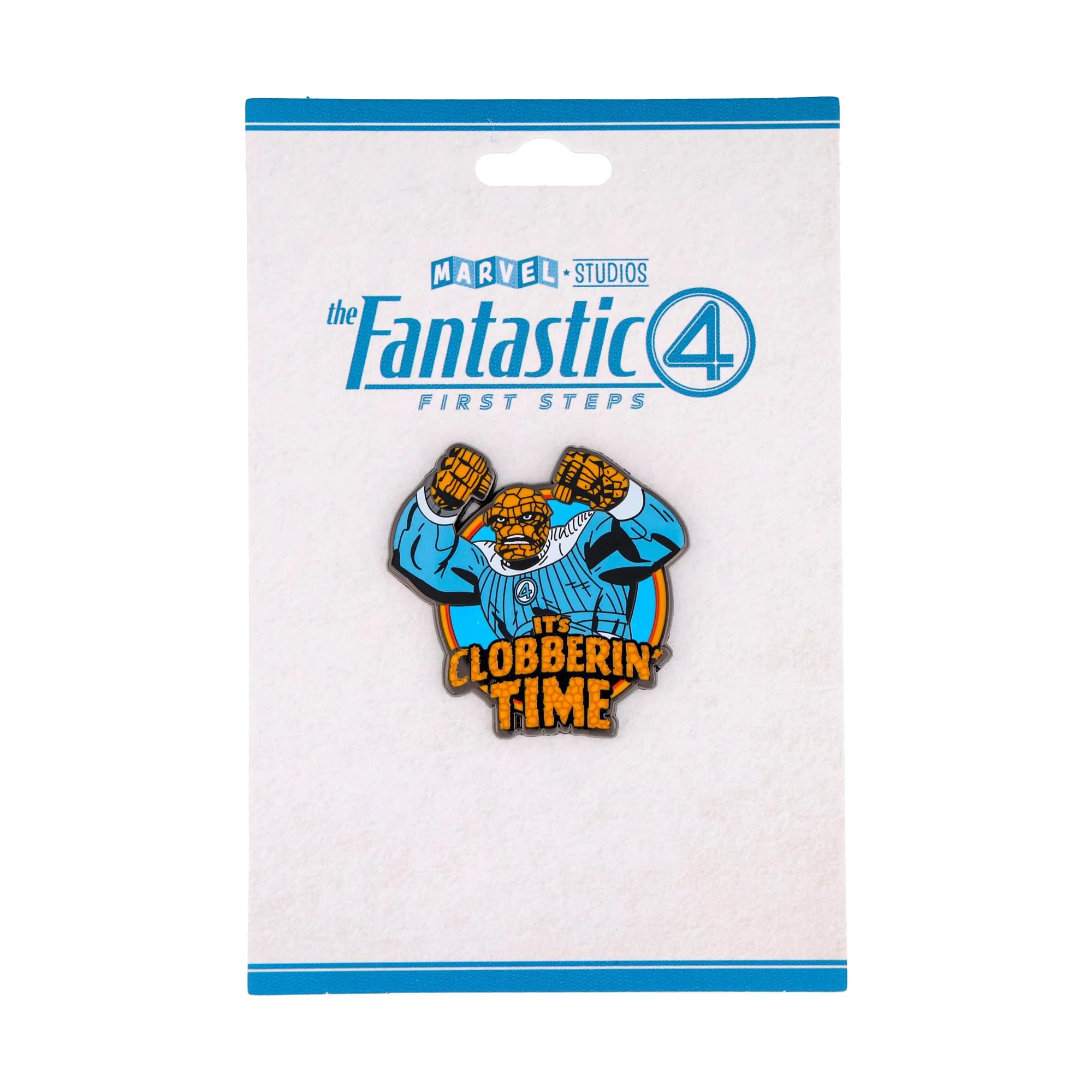 Marvel Studios The Fantastic Four: First Steps "It's Clobberin' Time" Enamel Pin - Image 2