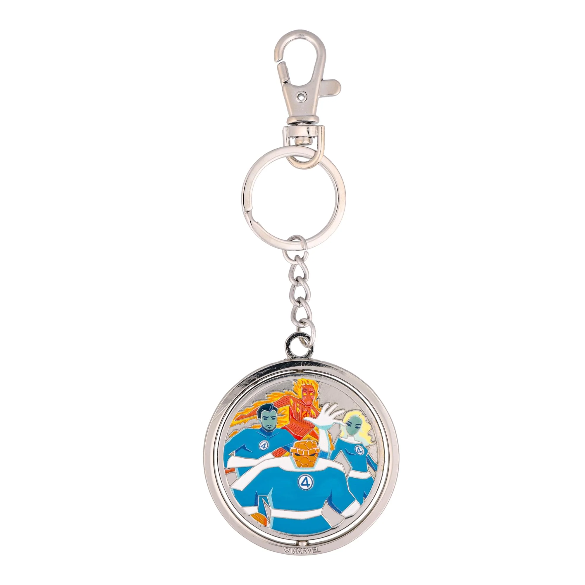 Marvel Studios The Fantastic Four: First Steps Spinning Enamel Keychain - Image 3