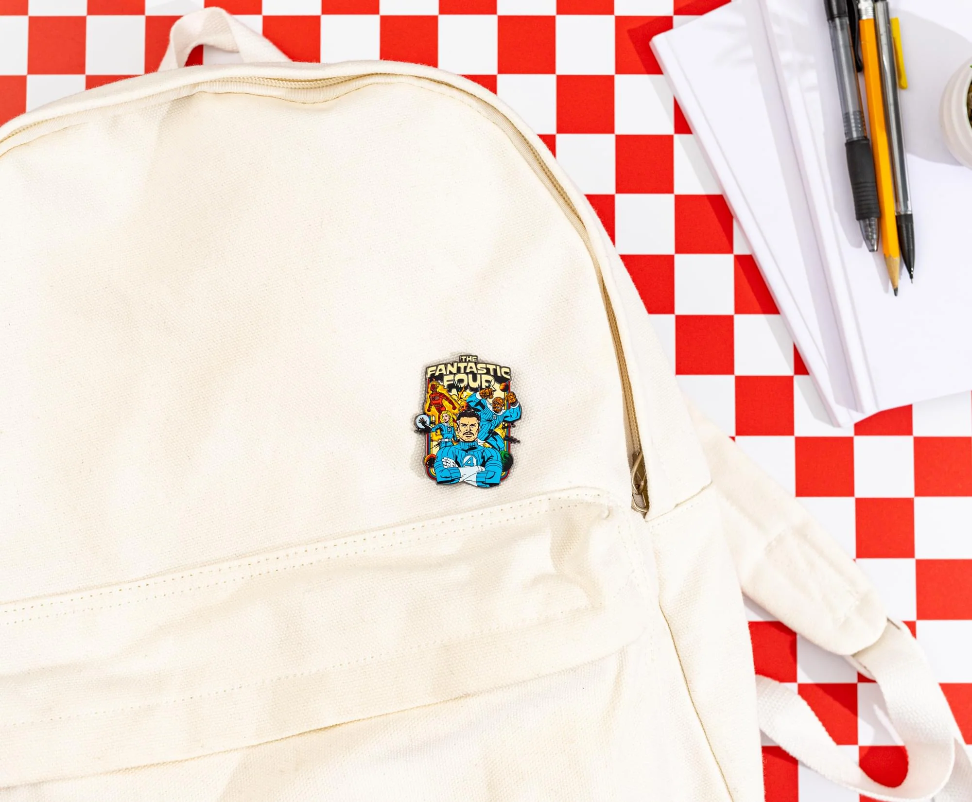 Marvel Studios The Fantastic Four: First Steps Team Collage Enamel Pin - Image 7