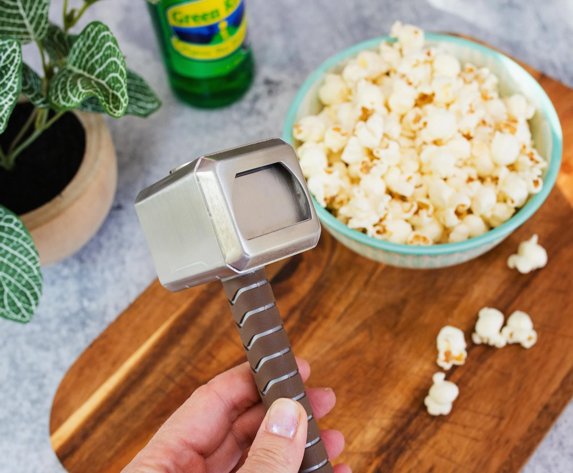 Marvel Mighty Thor Mjolnir Stainless Steel Bottle Opener - Image 6