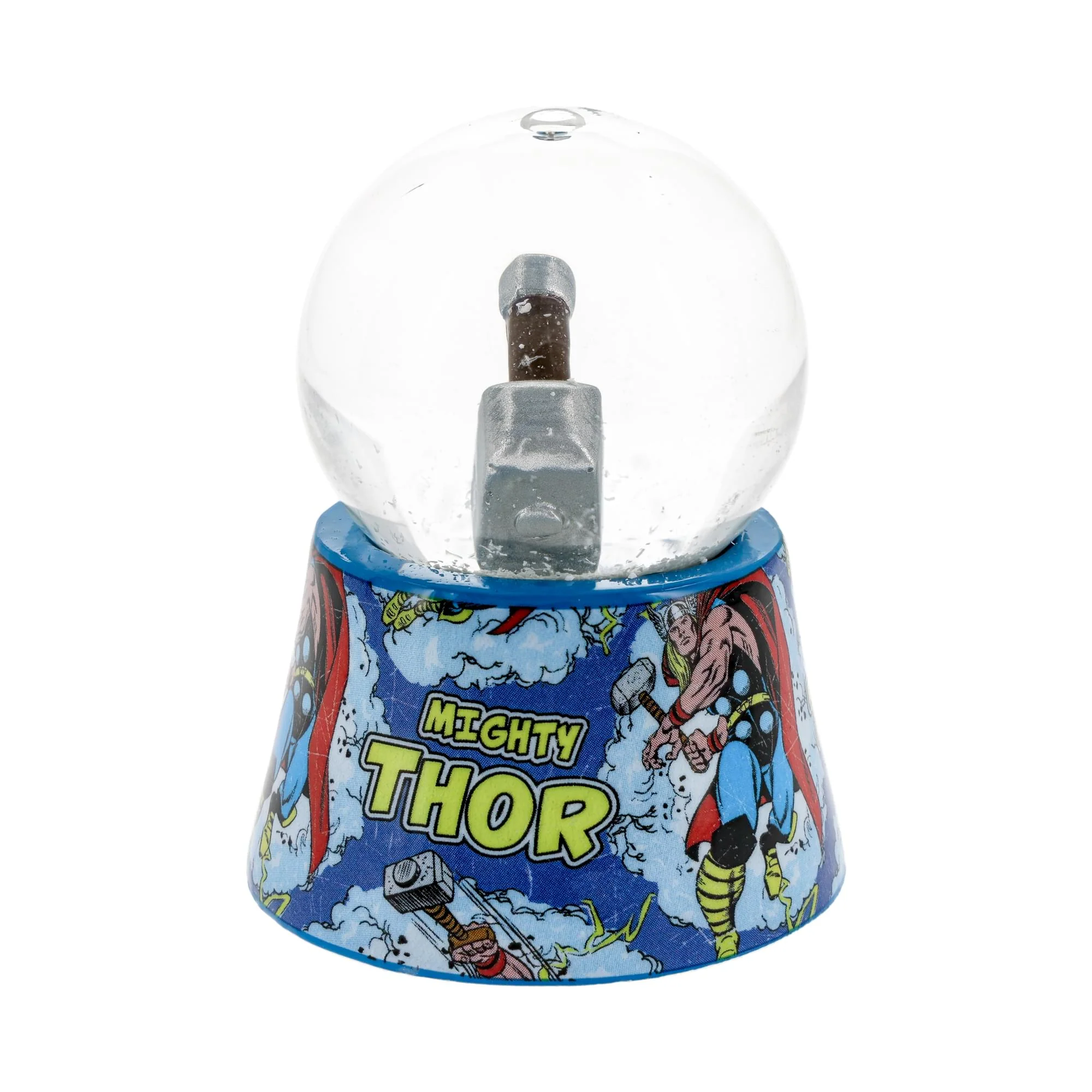 Marvel Thor's Hammer Mjolnir 3-Inch Mini Light-Up Snow Globe - Image 3