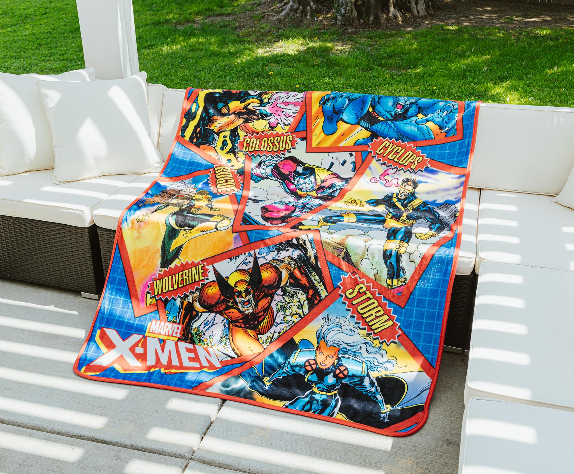 Marvel X-Men Character Cards Raschel Throw Blanket | 45 x 60 Inches - Image 8