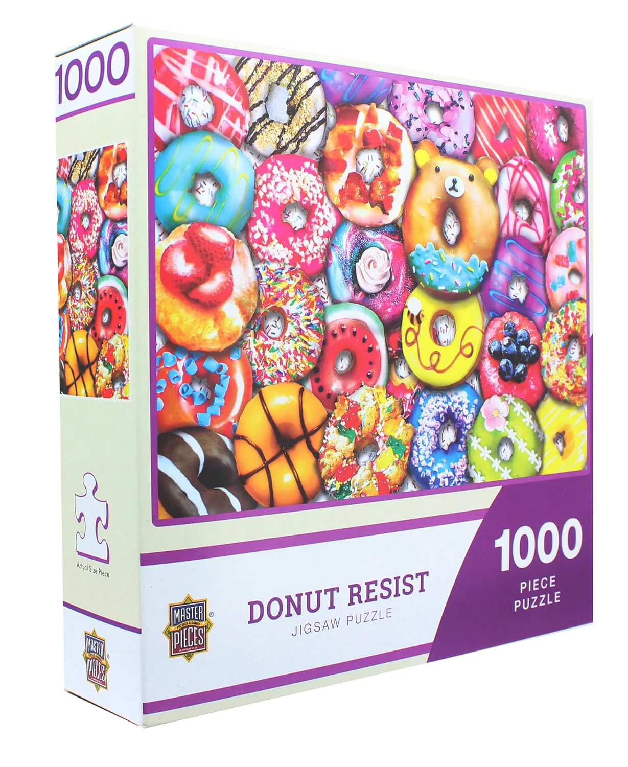 MasterPieces 1000 Piece Jigsaw Puzzle | Donut Resist - Image 2