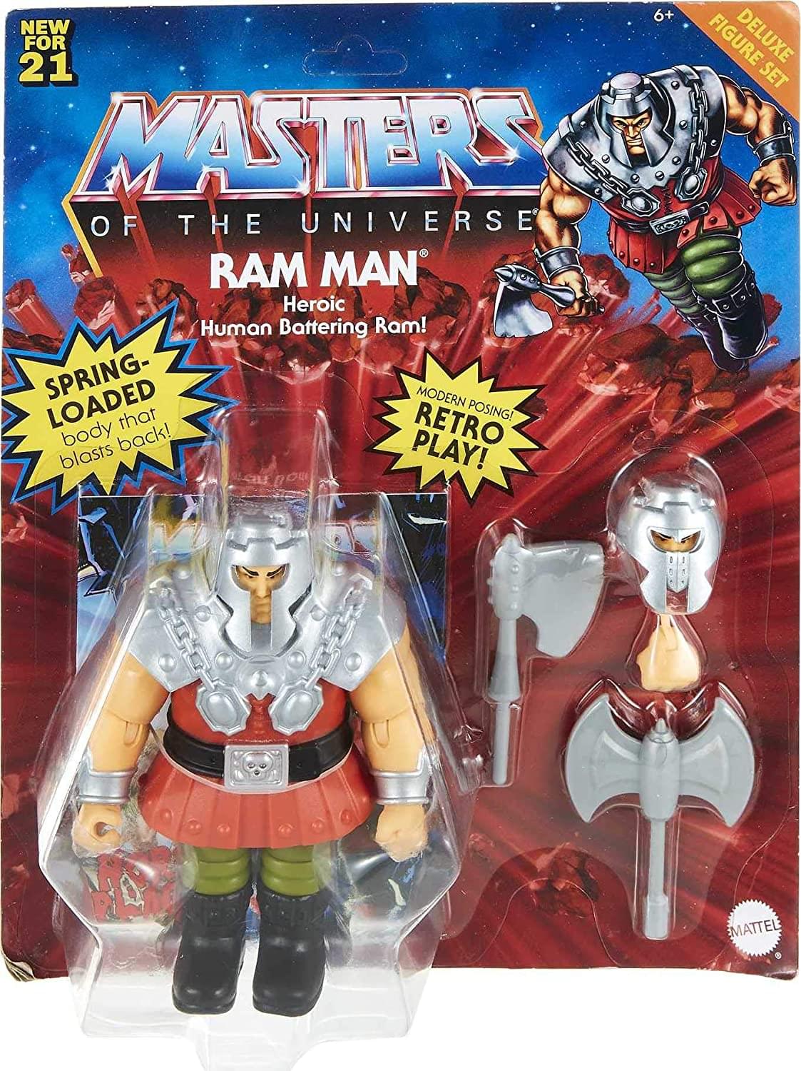 Masters of the Universe Deluxe Ram-Man 6 Inch Action Figure - Image 3