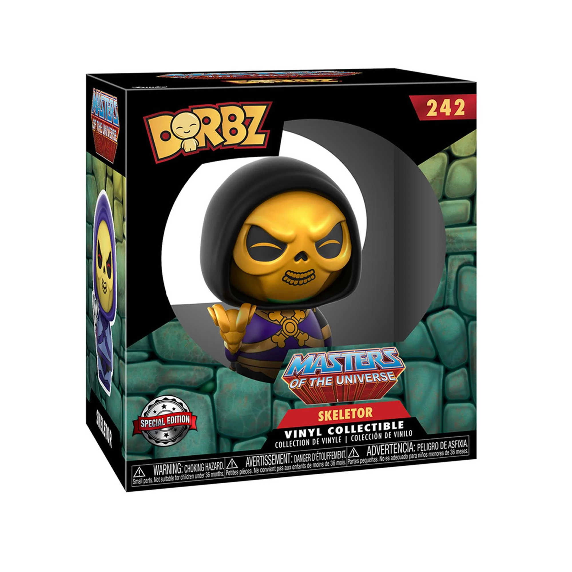 Masters of the Universe Funko Dorbz Vinyl Figure | Skeletor Chase Variant - Image 3