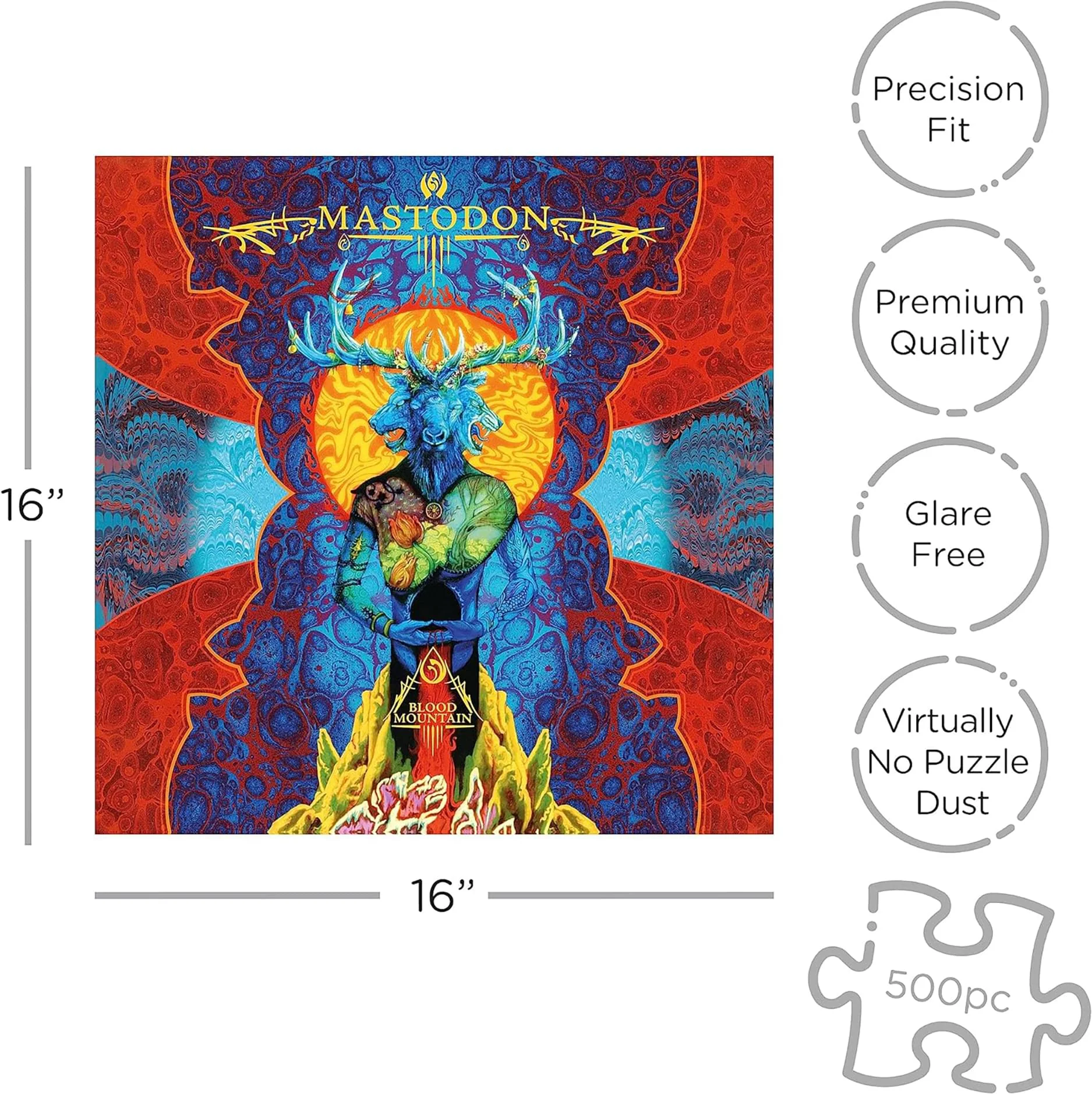 Mastodon Blood Mountain 500 Piece Jigsaw Puzzle - Image 2