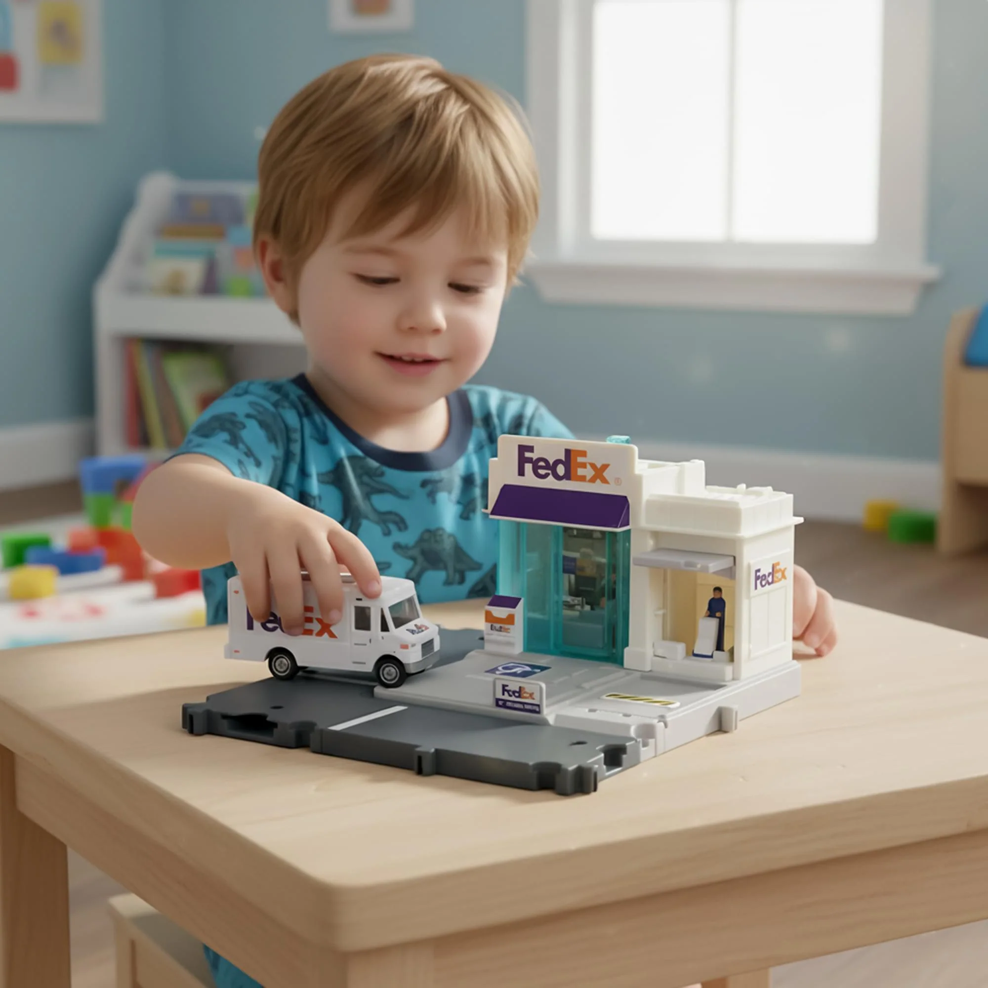 Matchbox Action Drivers Fedex Package Center Playset - Image 7