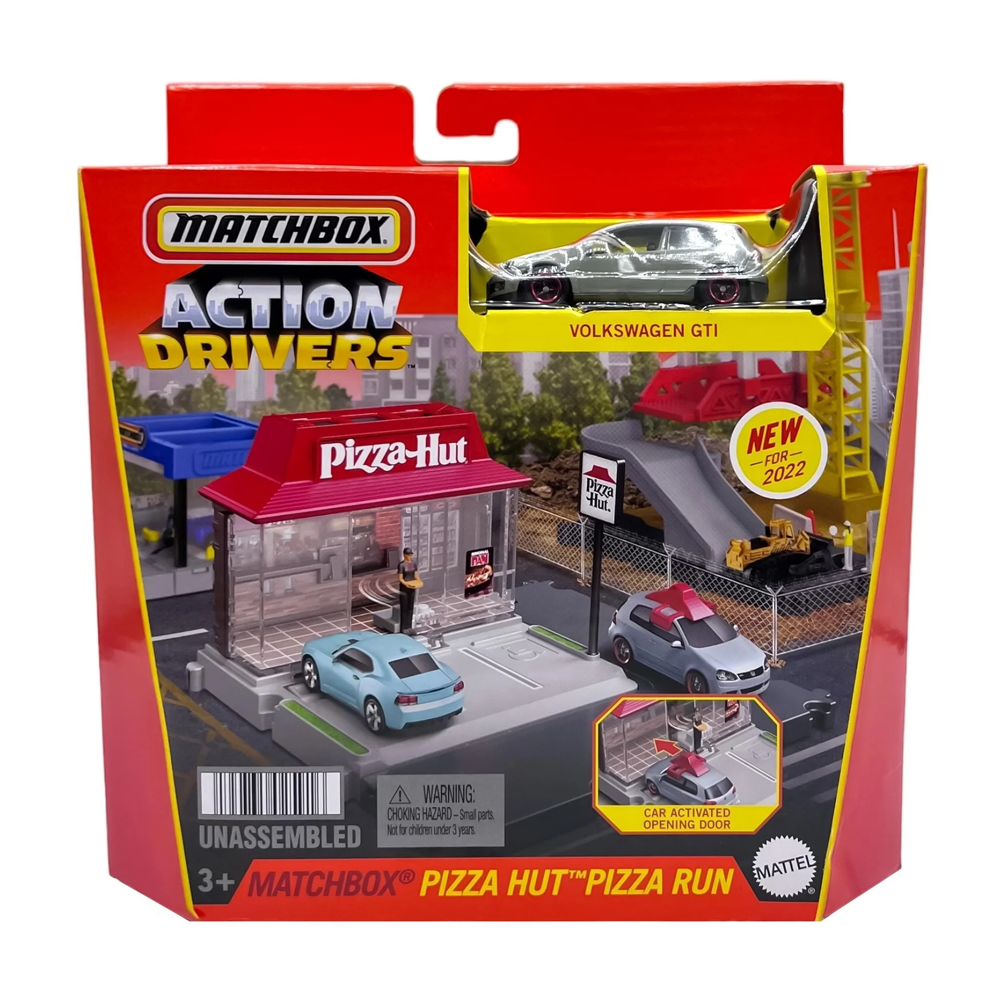 Matchbox Action Drivers Pizza Hut Pizza Run Playset - Image 2